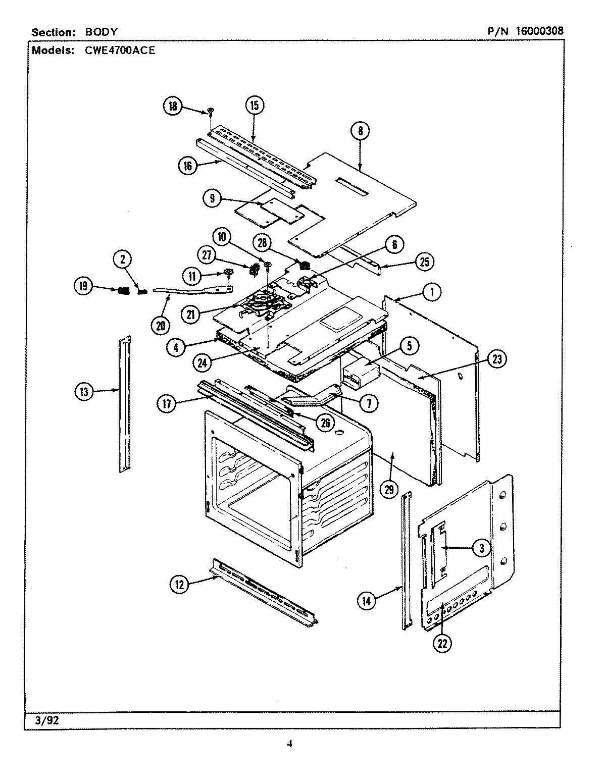 01 - BODY (CWE4700ACE)