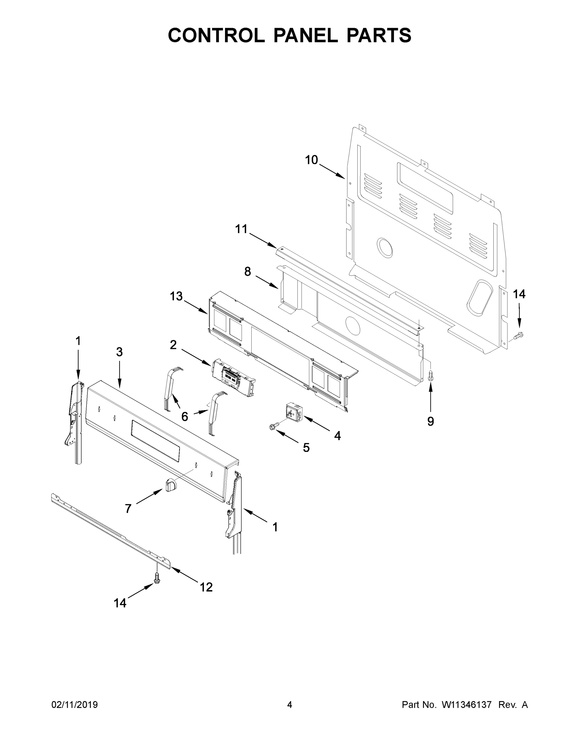 03 - CONTROL PANEL PARTS