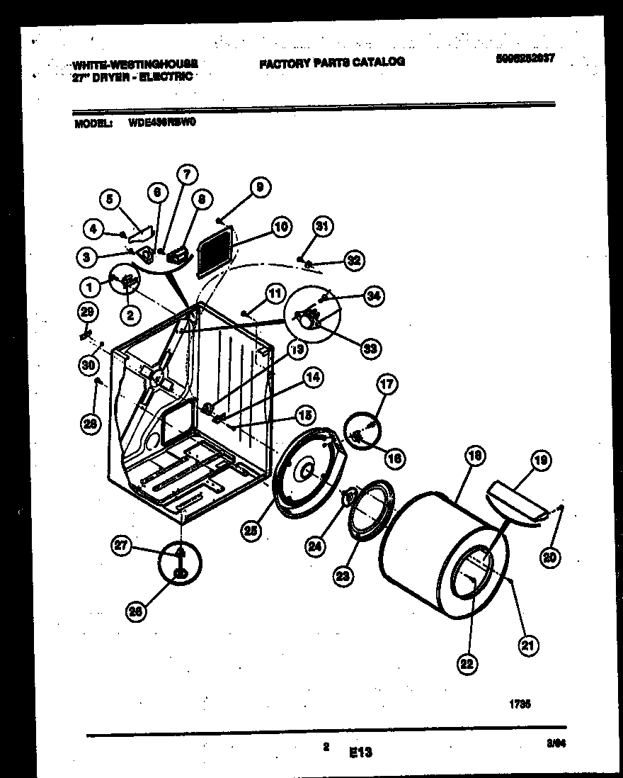 02 - CABINET AND COMPONENT PARTS