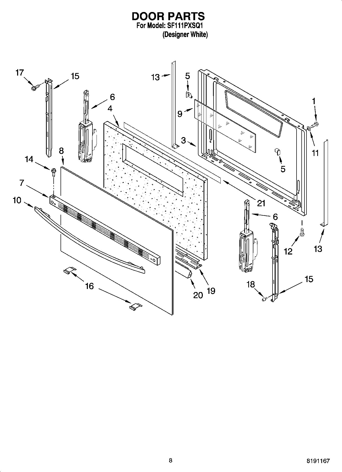 06 - DOOR PARTS, OPTIONAL PARTS (NOT INCLUDED)