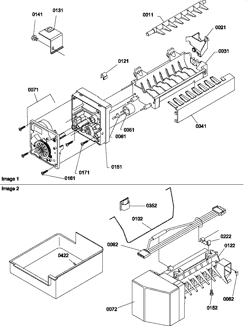 05 - ICE MAKER ASSY PARTS