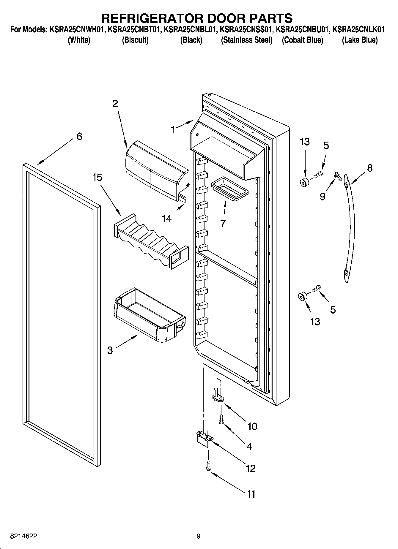 06 - REFRIGERATOR DOOR PARTS