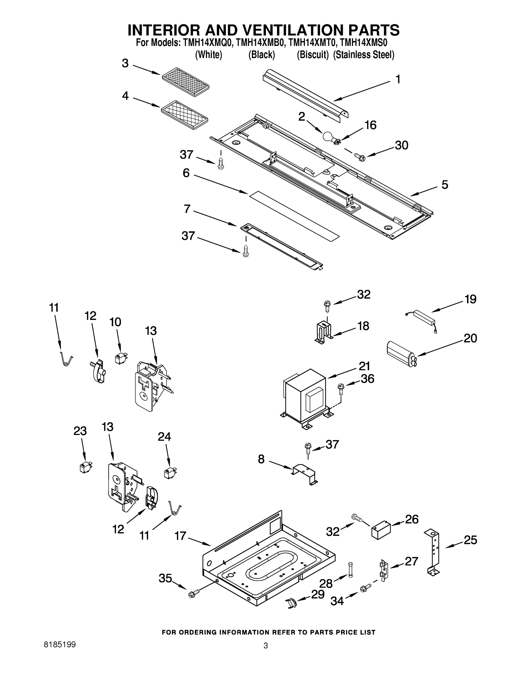 03 - INTERIOR AND VENTILATION PARTS