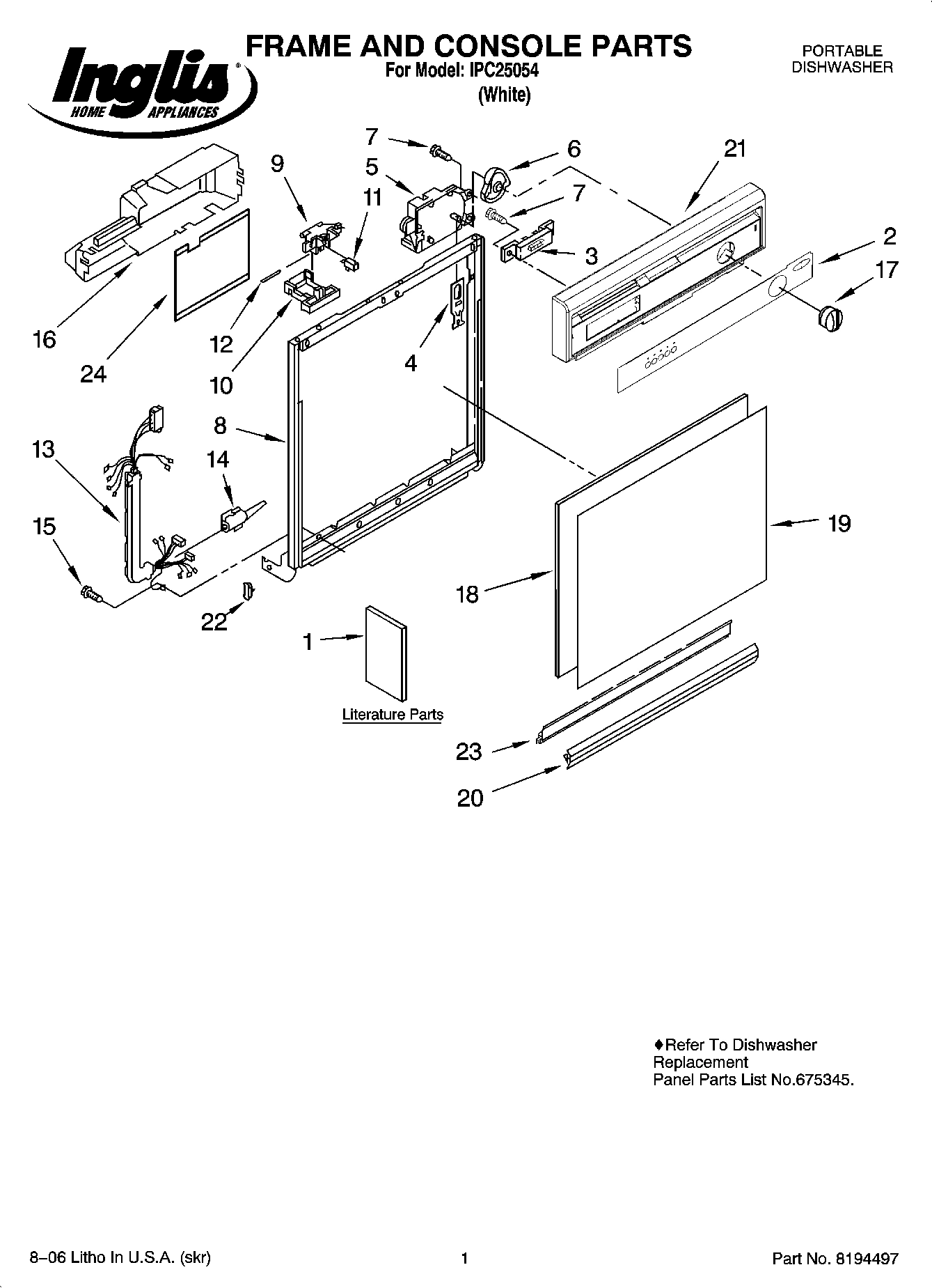 01 - FRAME AND CONSOLE PARTS