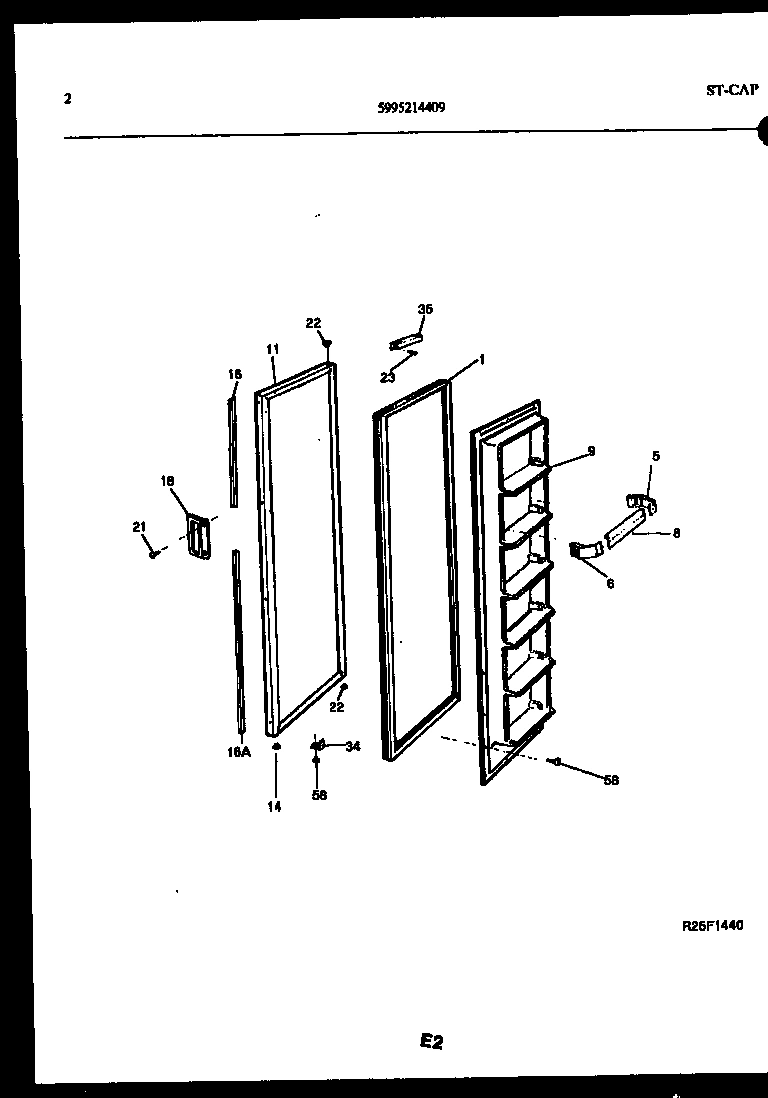 02 - FREEZER DOOR PARTS