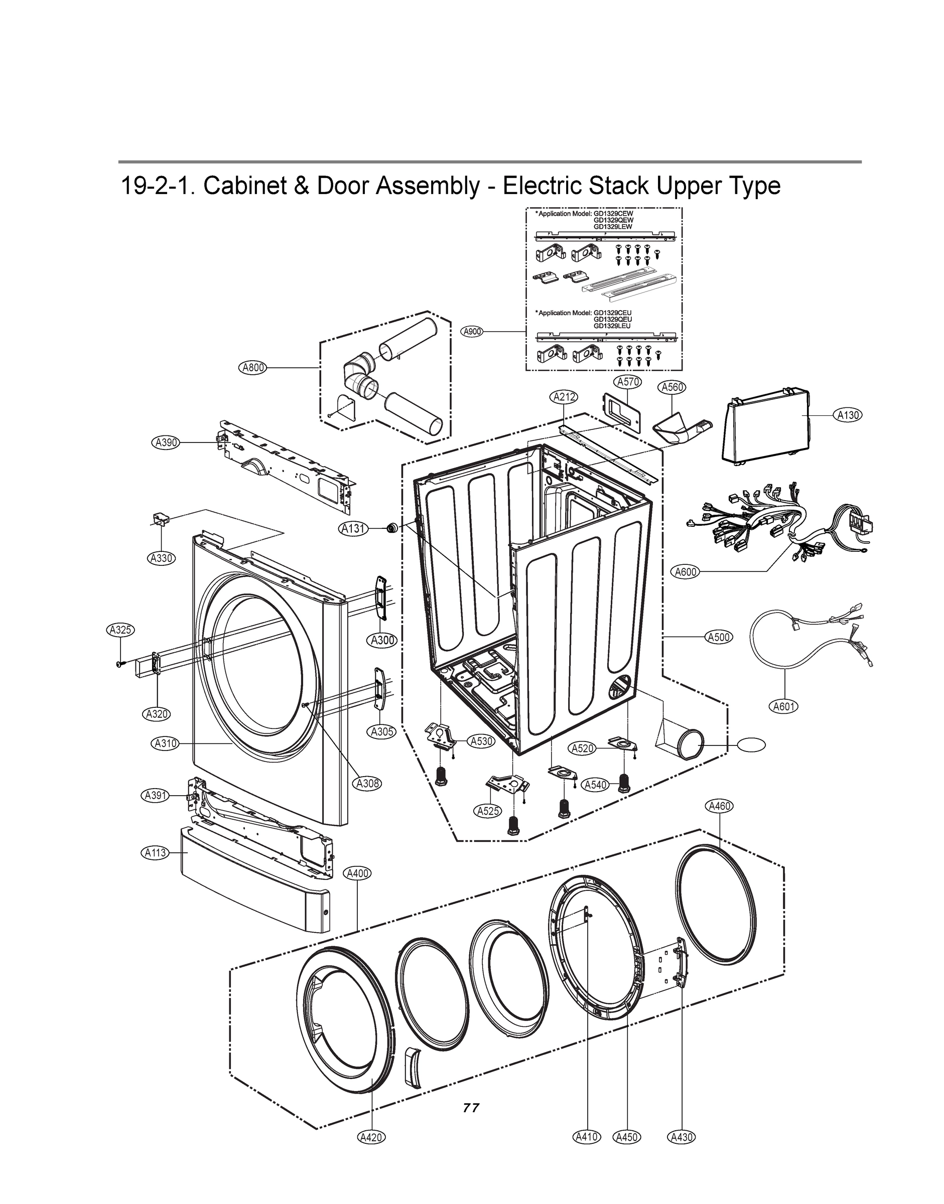 CABINET & DOOR ASSEMBLY
