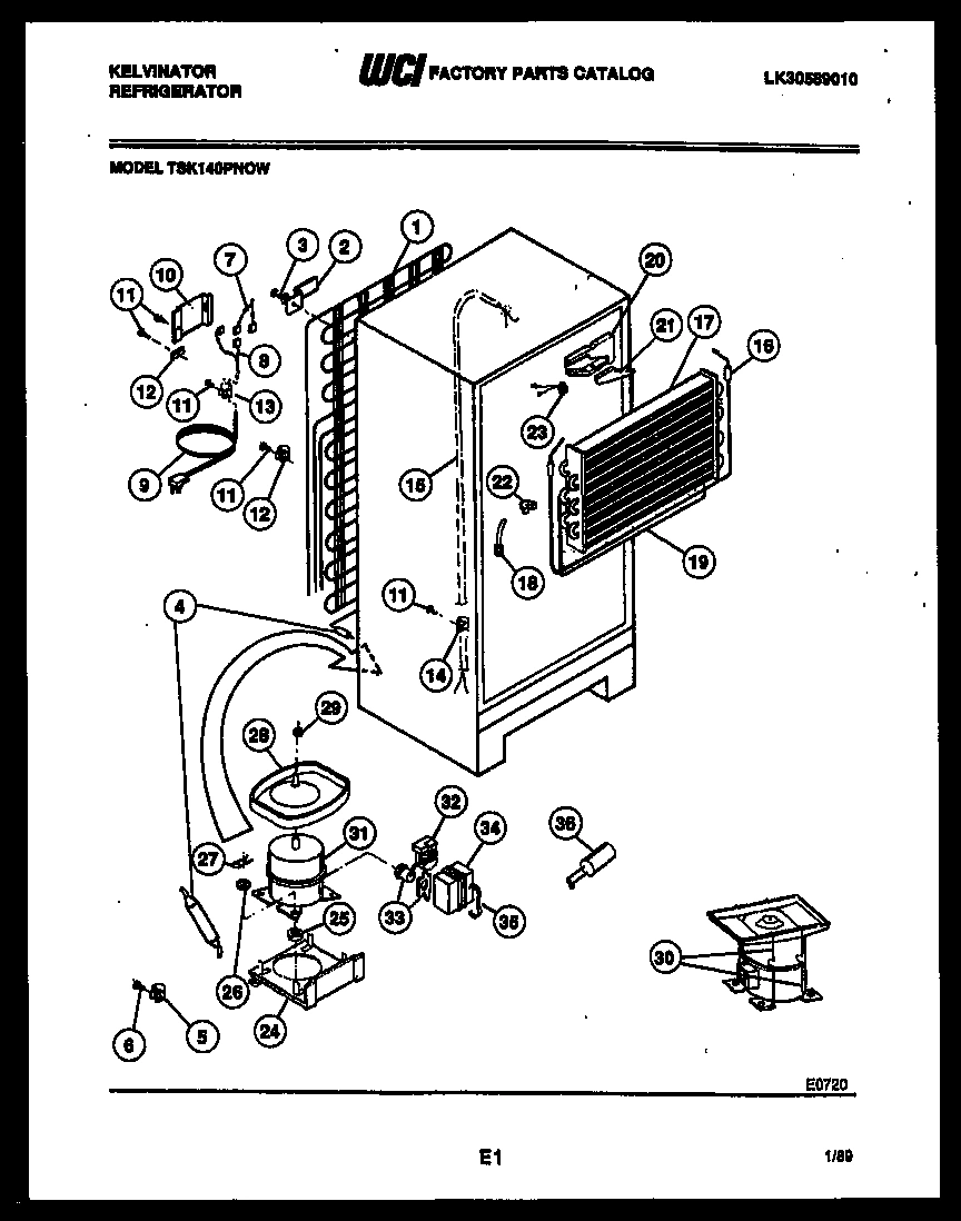 05 - SYSTEM AND AUTOMATIC DEFROST PARTS