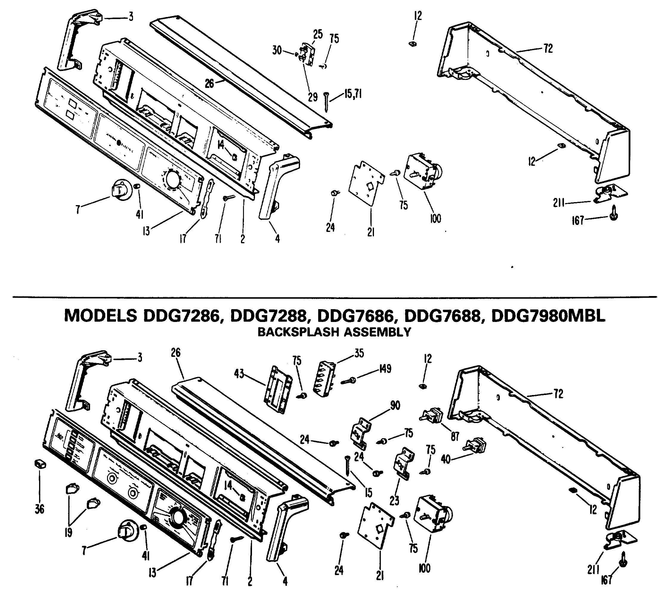 BACKSPLASH ASSEMBLY