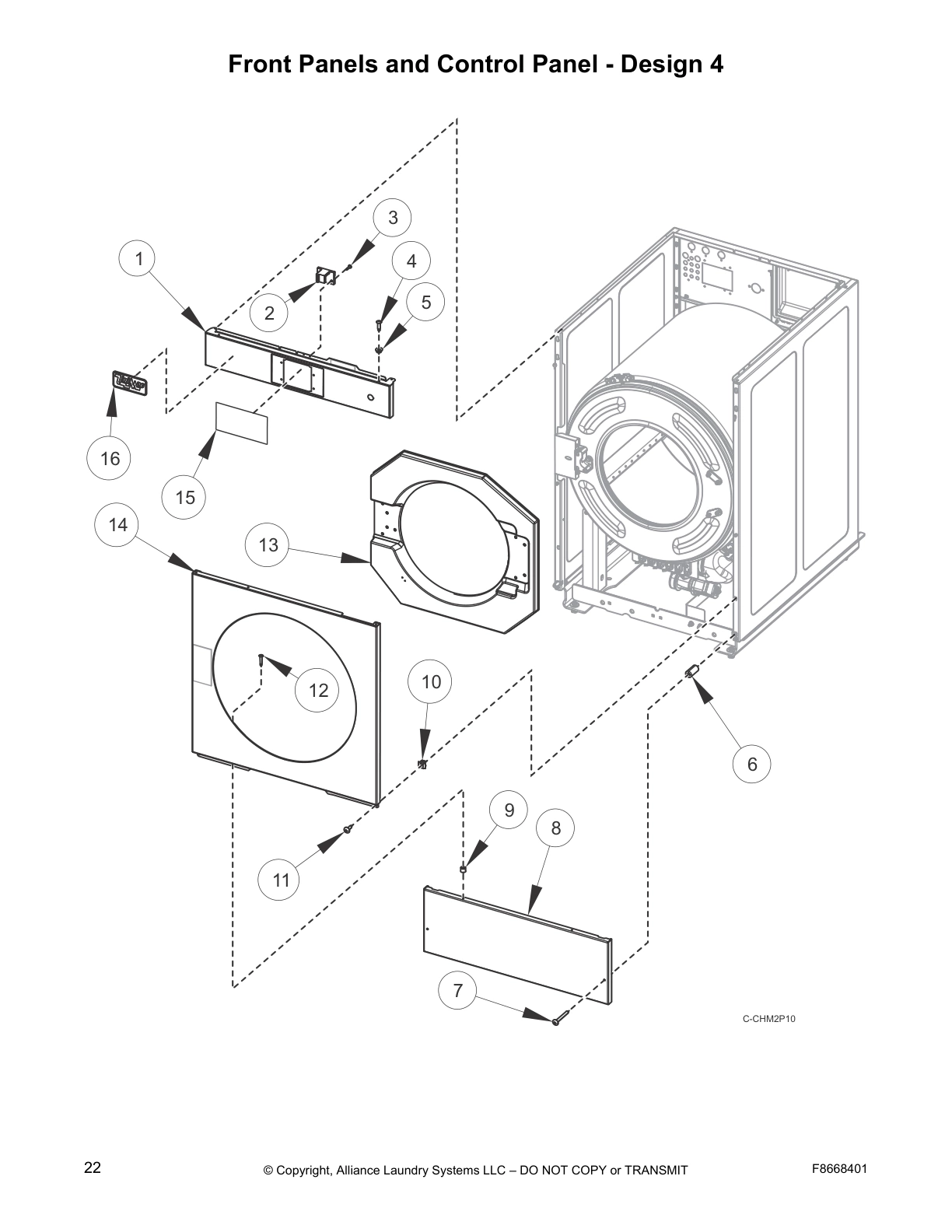 Front Panels and Control Panel - Design 4