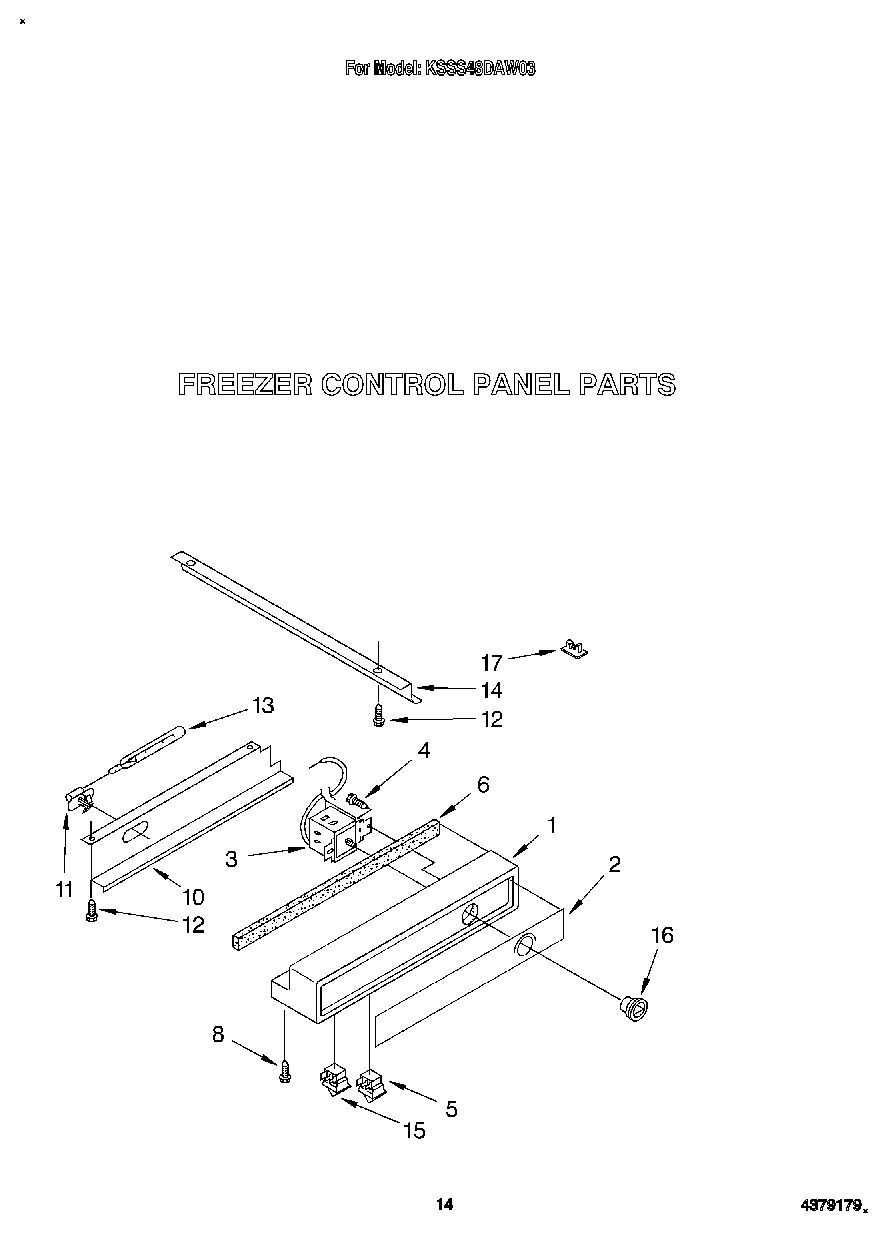 11 - FREEZER CONTROL PANEL