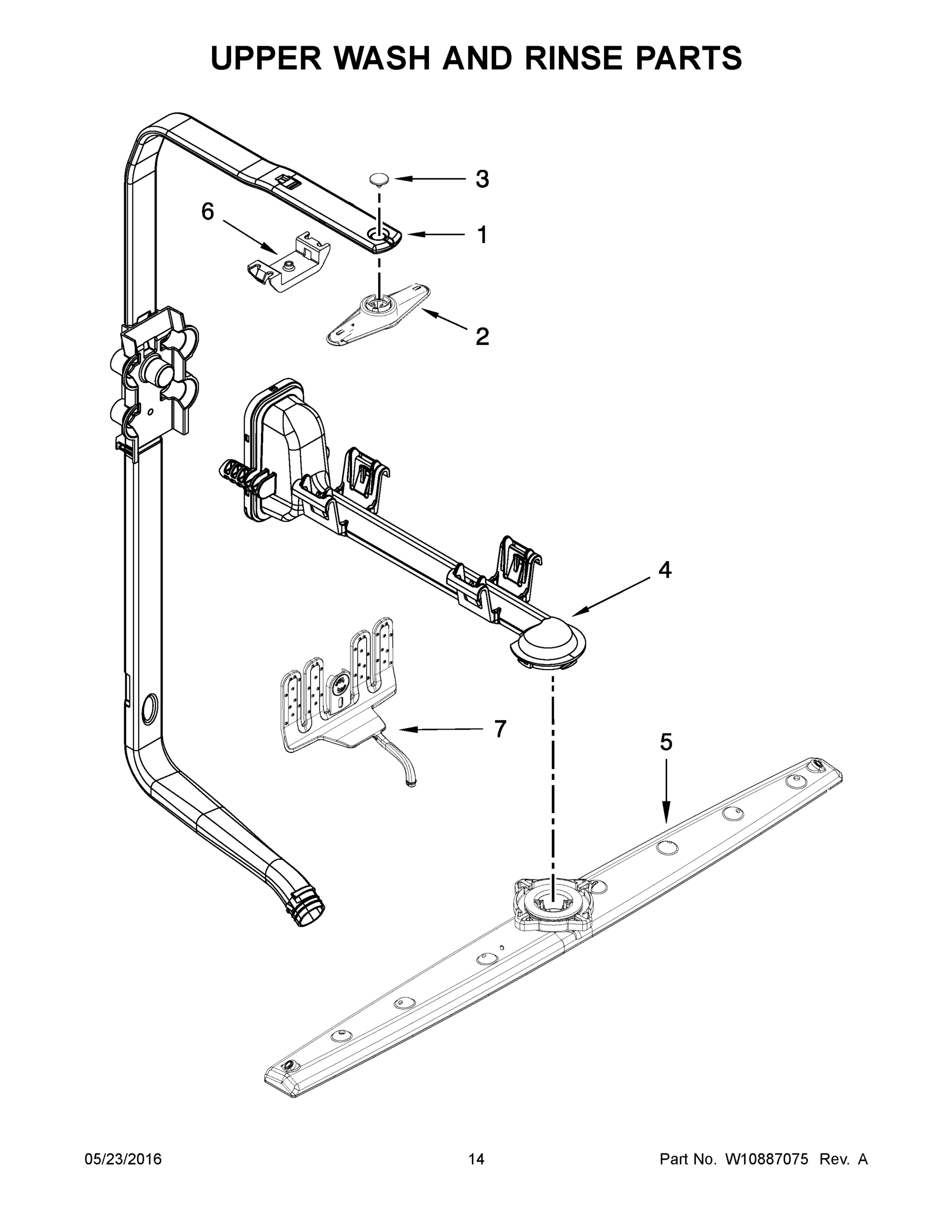 08 - UPPER WASH AND RINSE PARTS