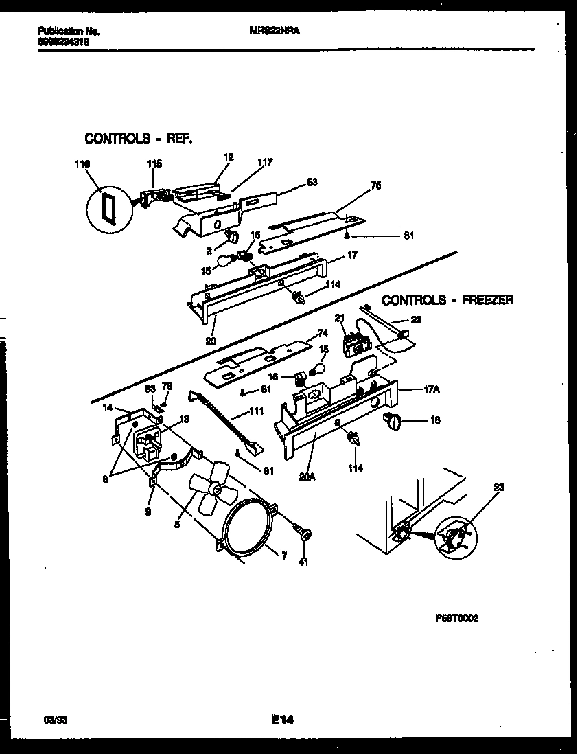06 - REFRIGERATOR CONTROL ASSEMBLY, DAMP