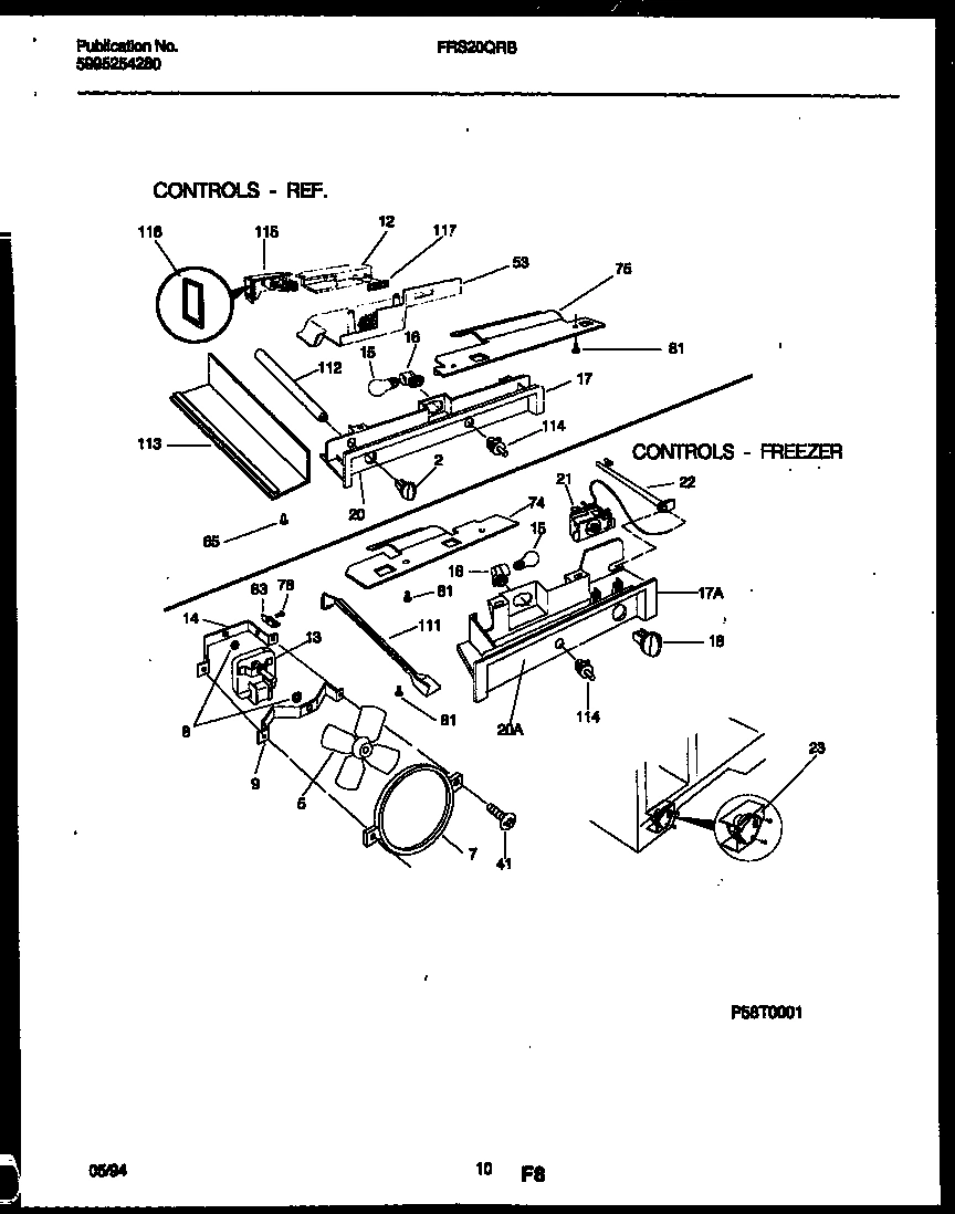 06 - REFRIGERATOR CONTROL ASSEMBLY, DAMP