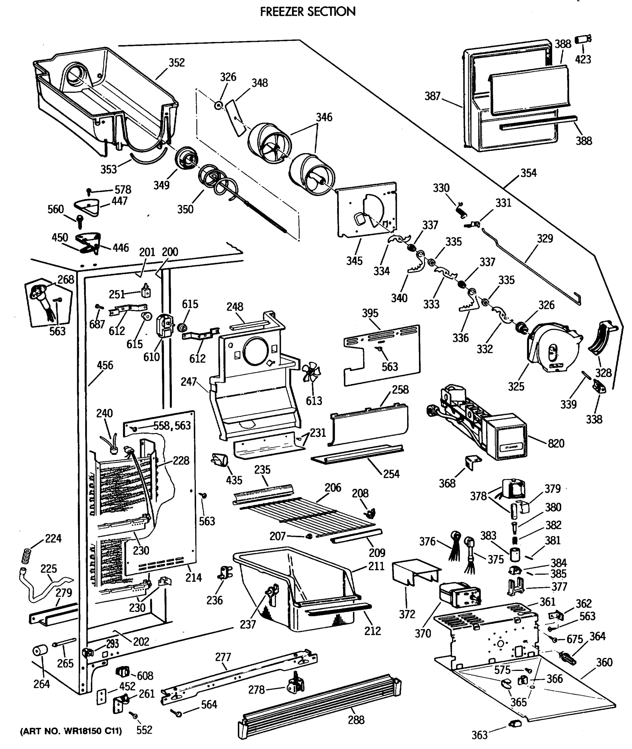 FREEZER SECTION