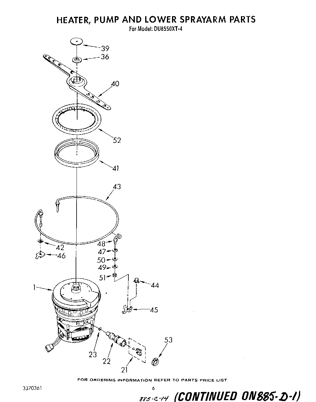 04 - HEATER, PUMP, AND LOWER SPRAY ARM