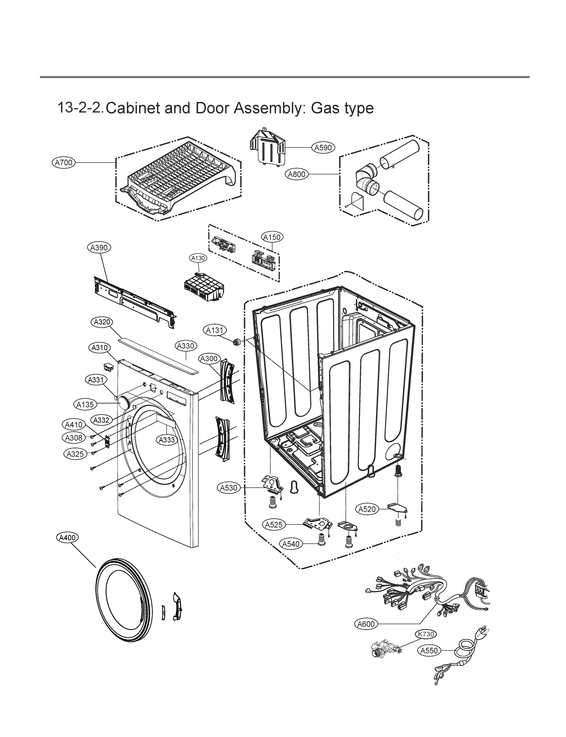 CABINET AND DOOR ASSEMBLY
