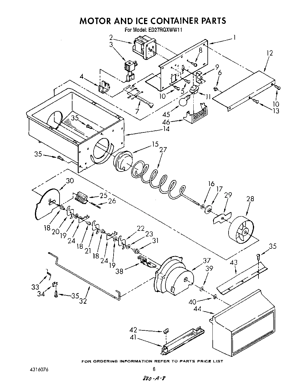 06 - MOTOR AND ICE CONTAINER