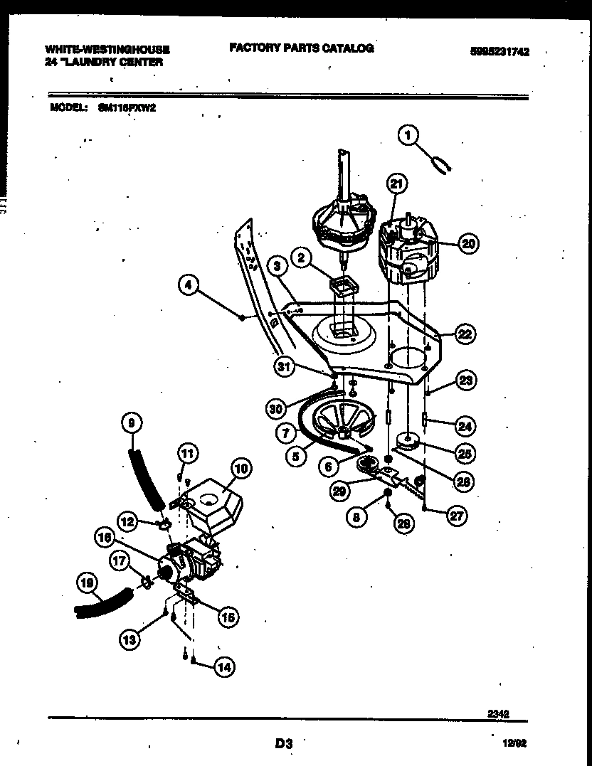 06 - WASHER DRIVE SYSTEM AND PUMP