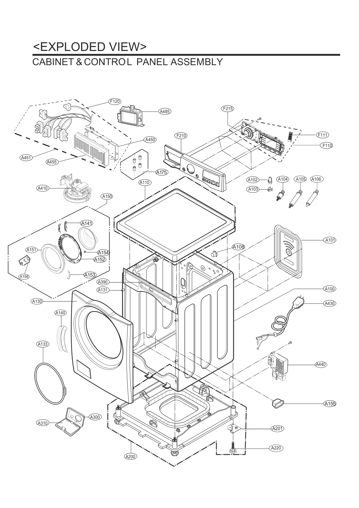 CABINET & CONTROL PANEL ASSEMBLY