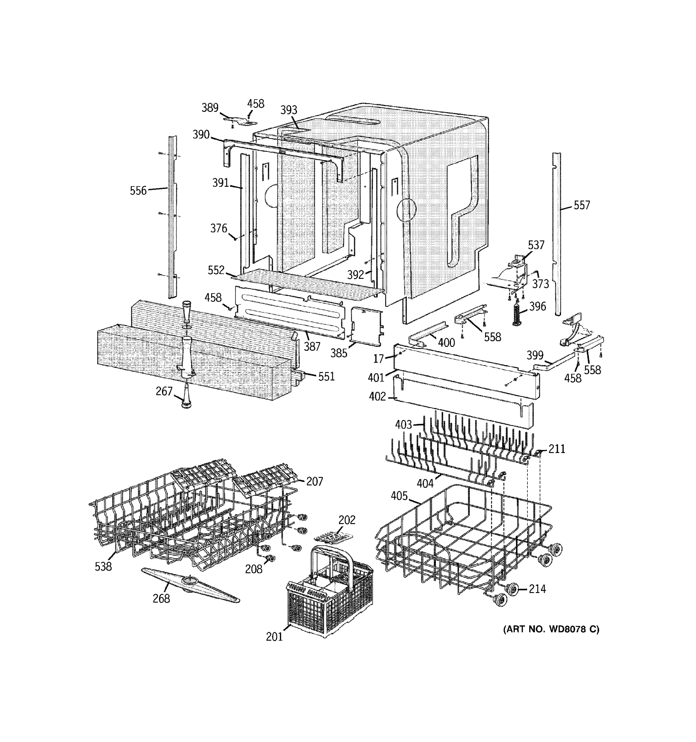 BASKET & WRAP ASSEMBLY