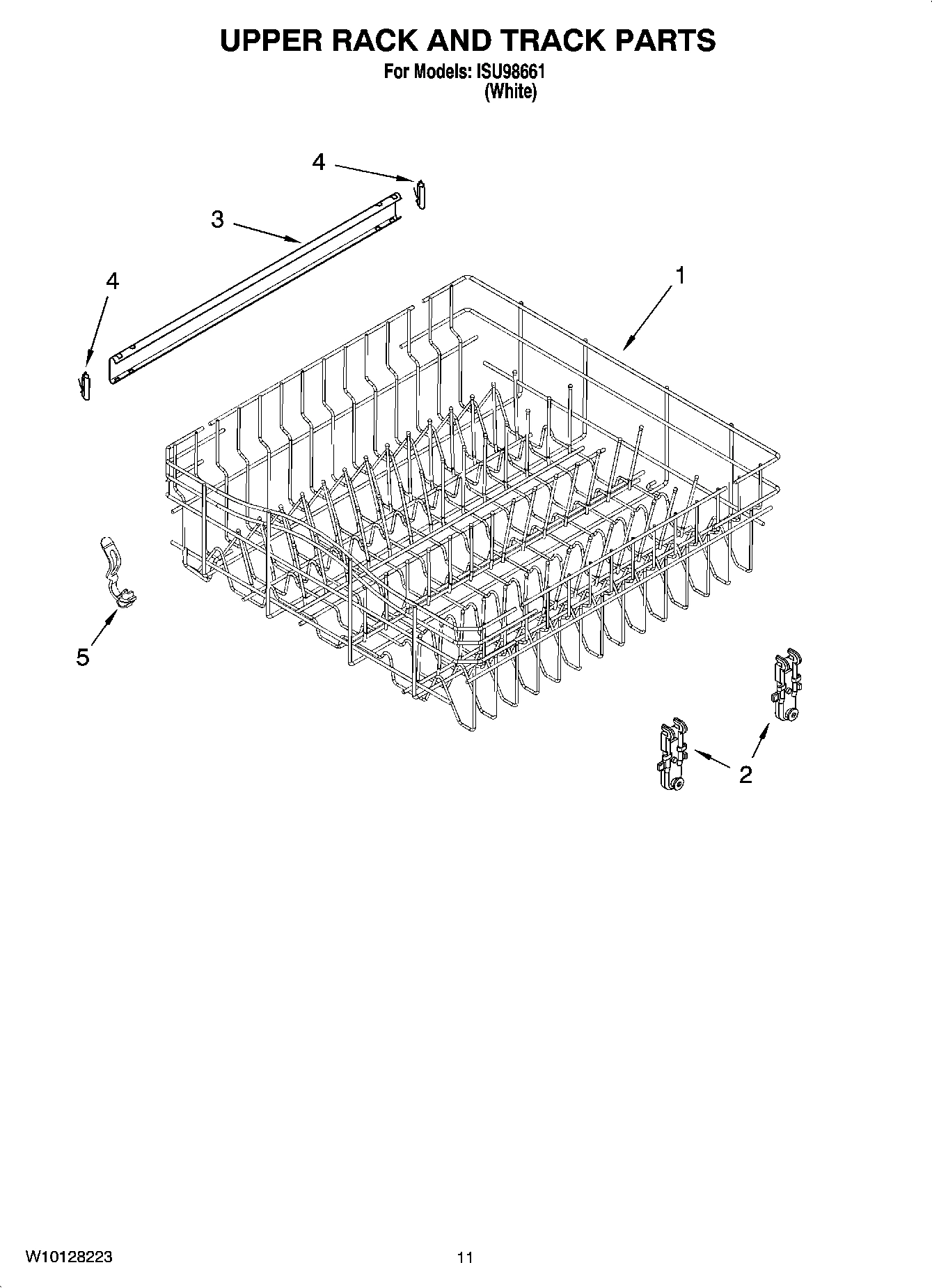 09 - UPPER RACK AND TRACK PARTS