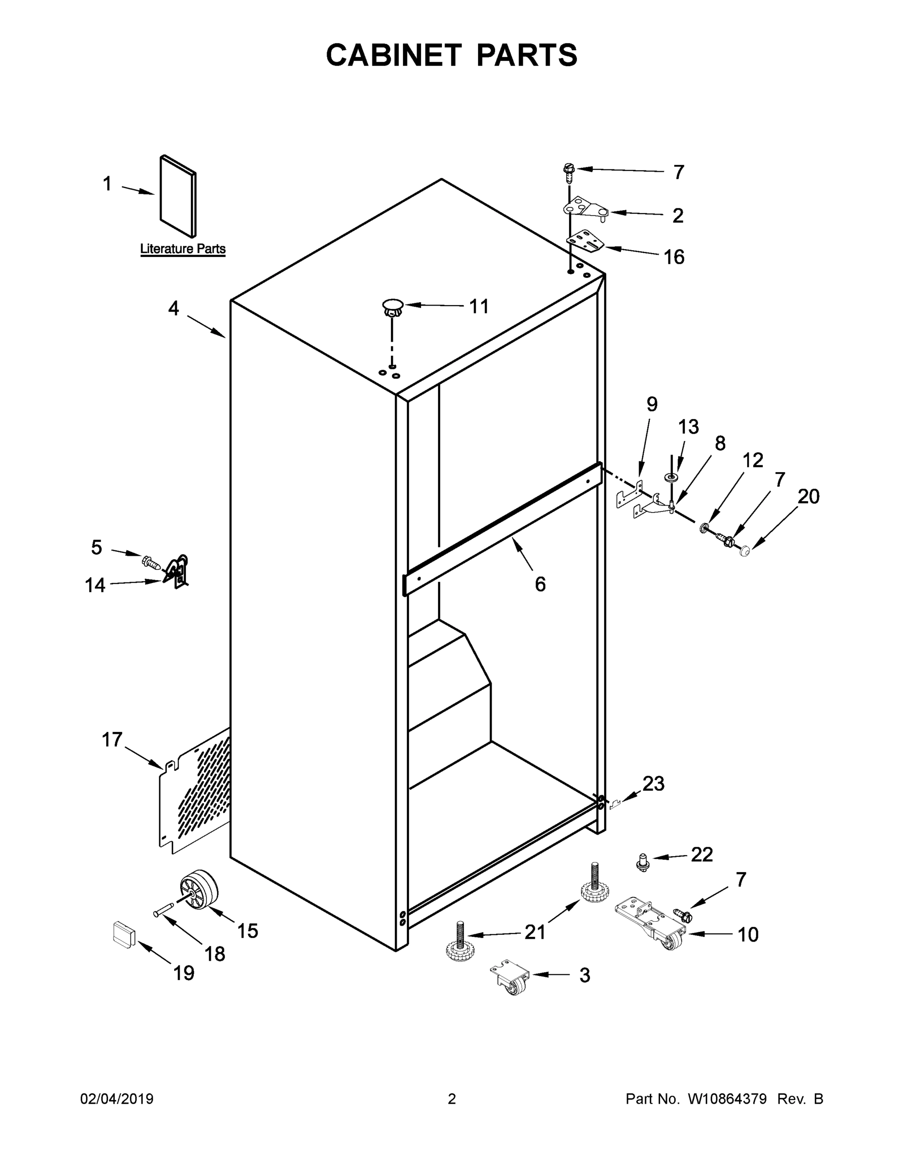 02 - CABINET PARTS