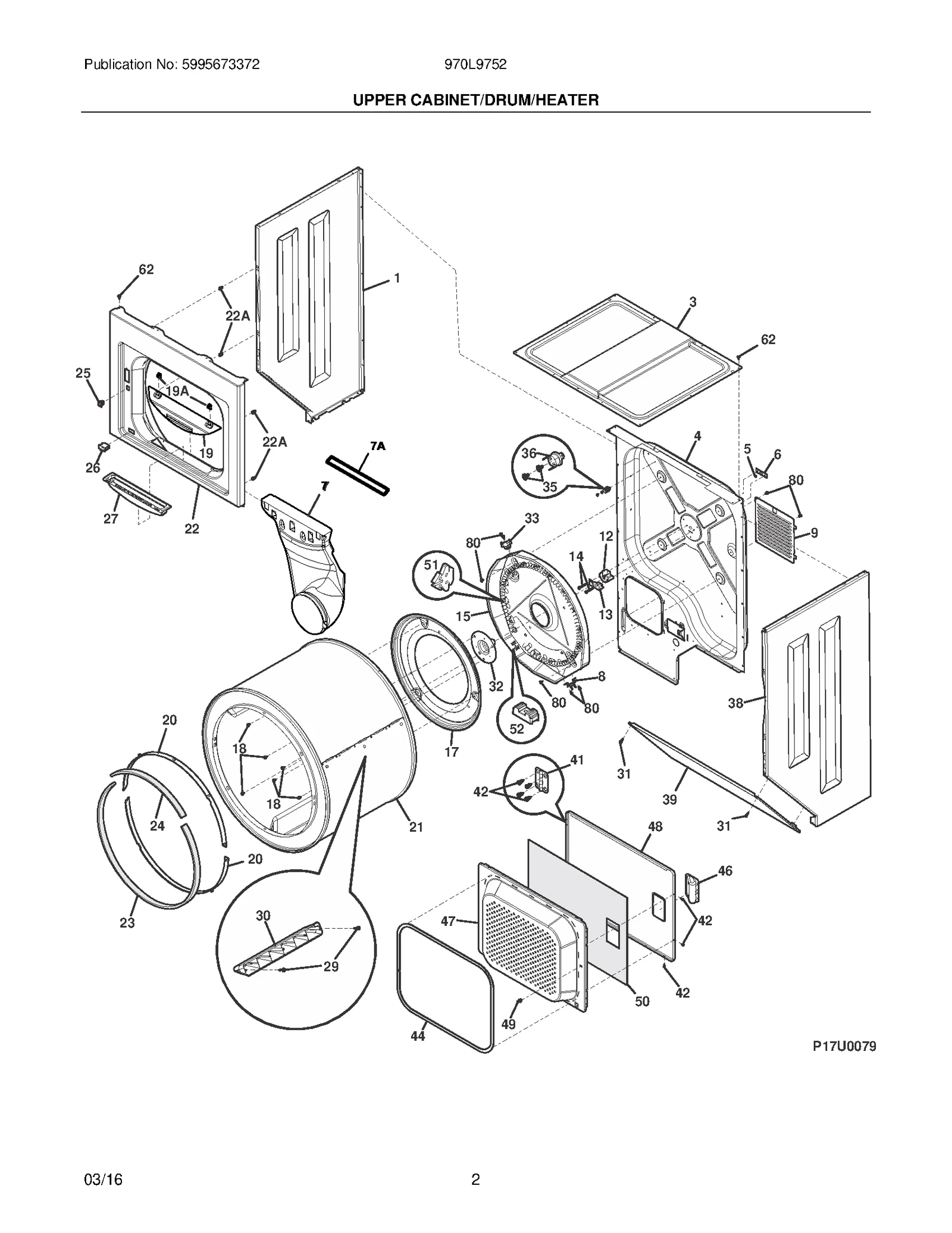 UPPER CABINET/DRUM/HEATER