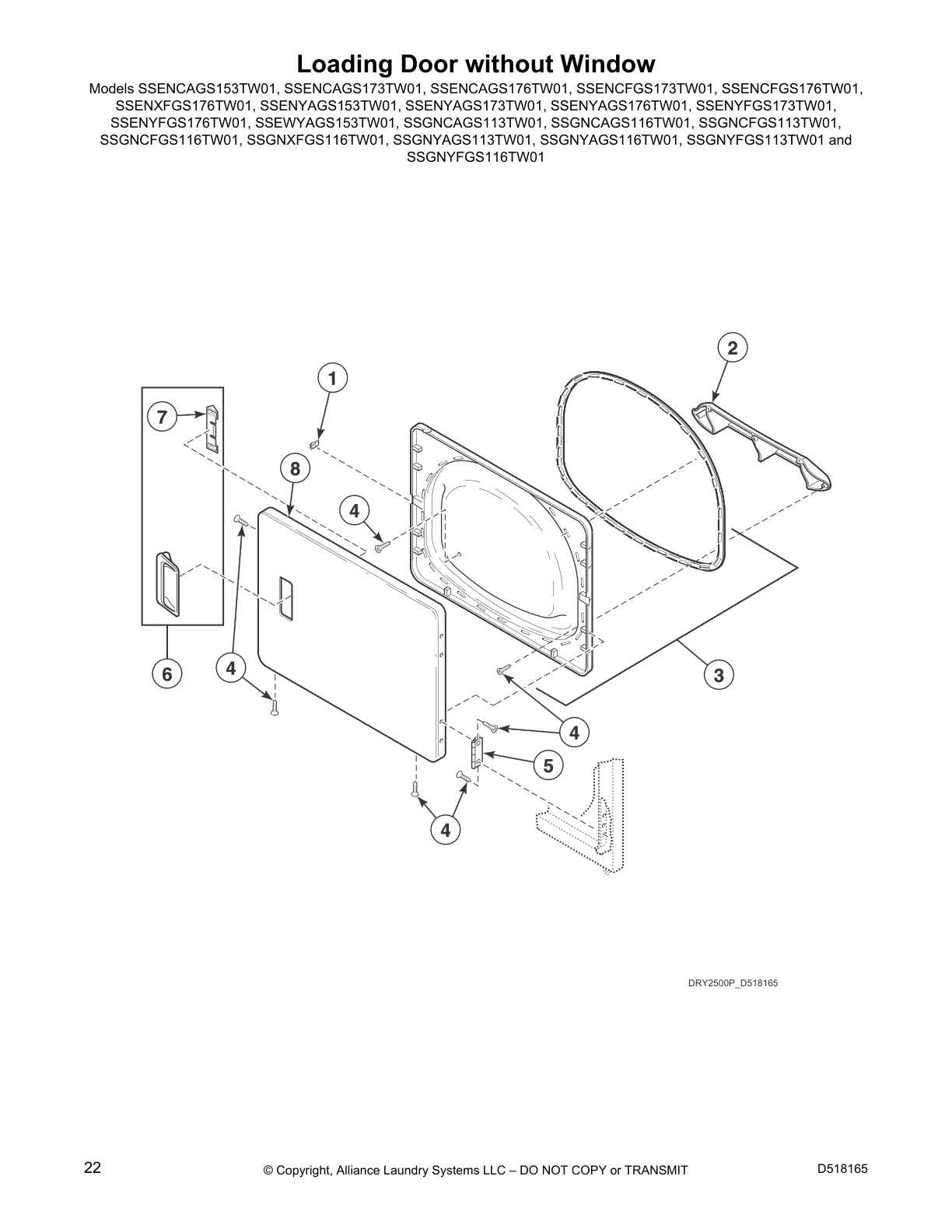 Loading Door without Window
