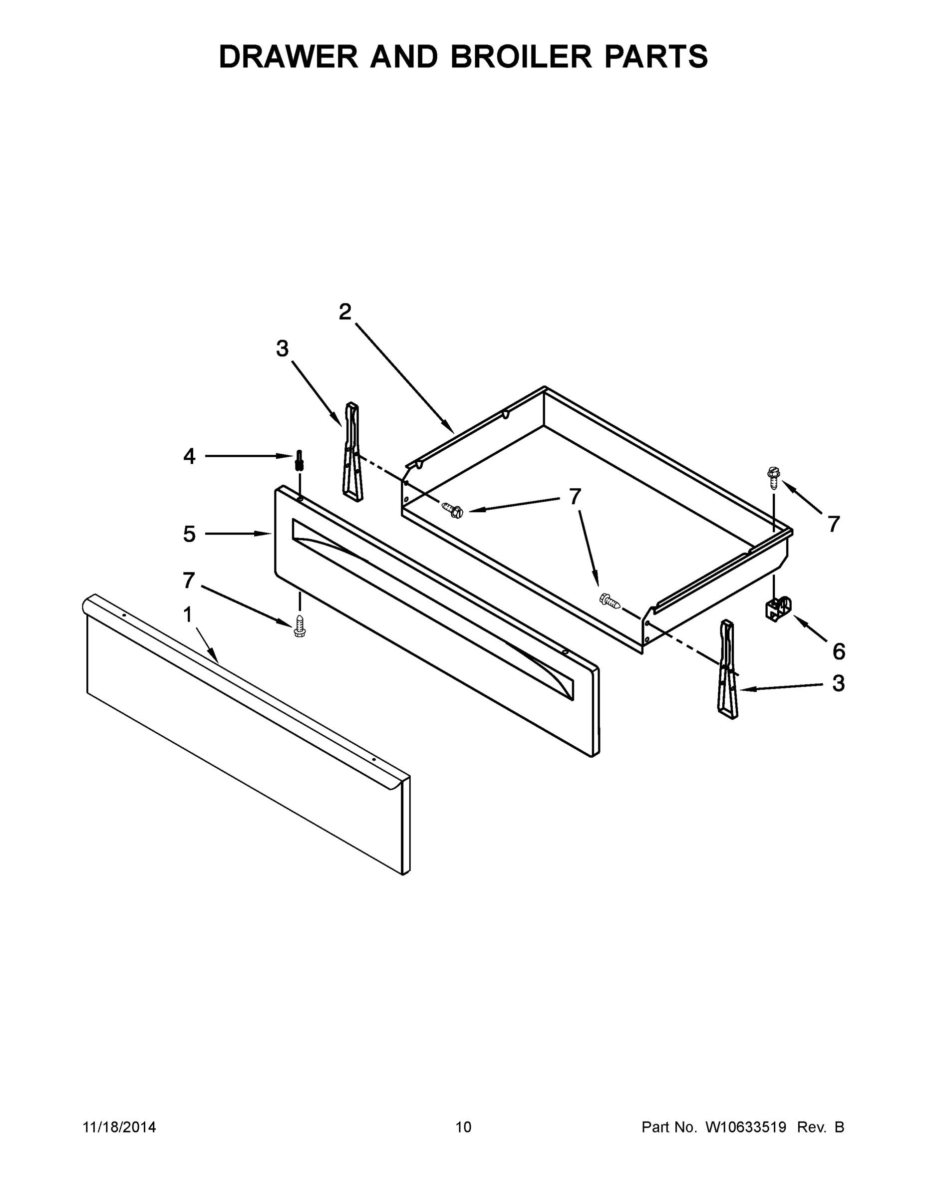 06 - DRAWER AND BROILER PARTS