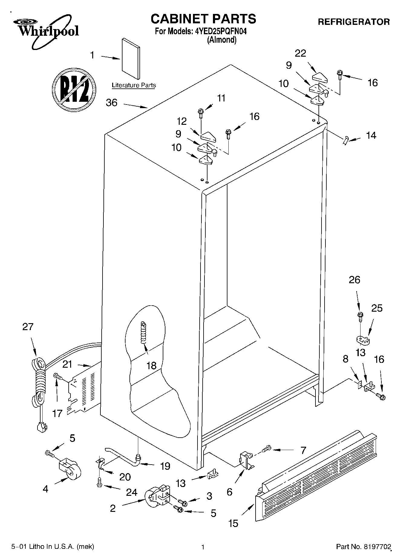 01 - CABINET, LITERATURE