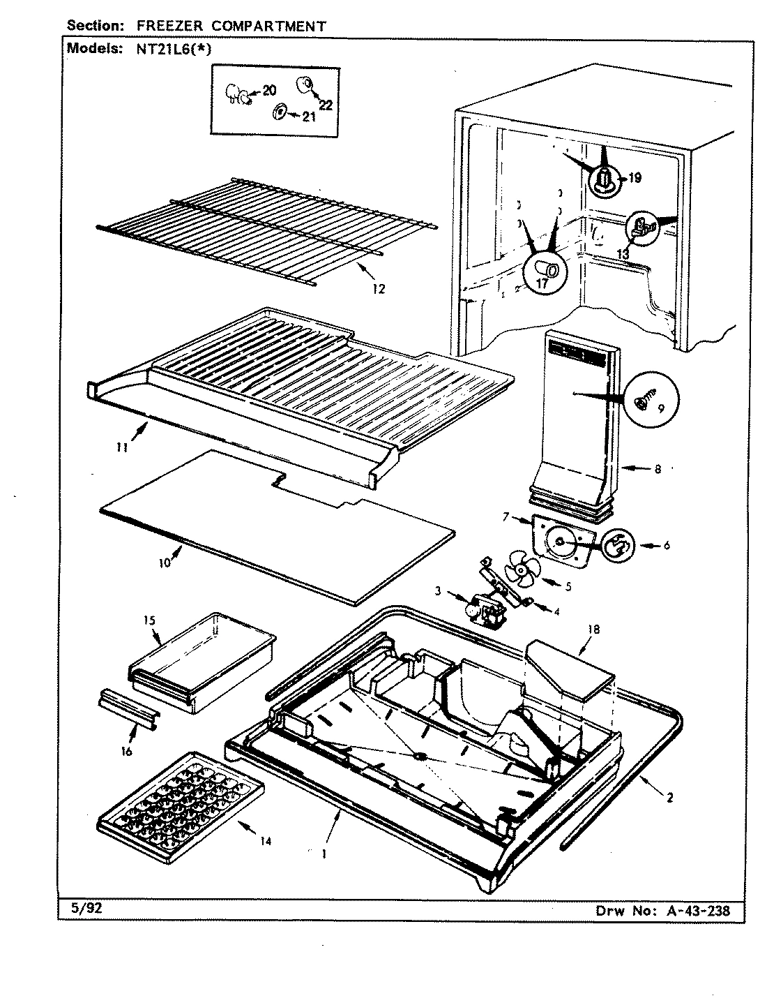 01 - FREEZER COMPARTMENT