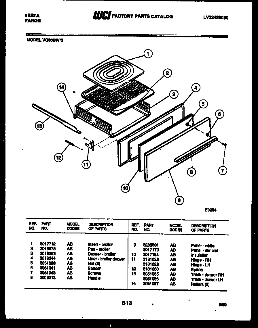 06 - BROILER DRAWER PARTS