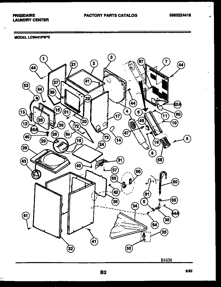 02 - CABINET PARTS AND HEATER