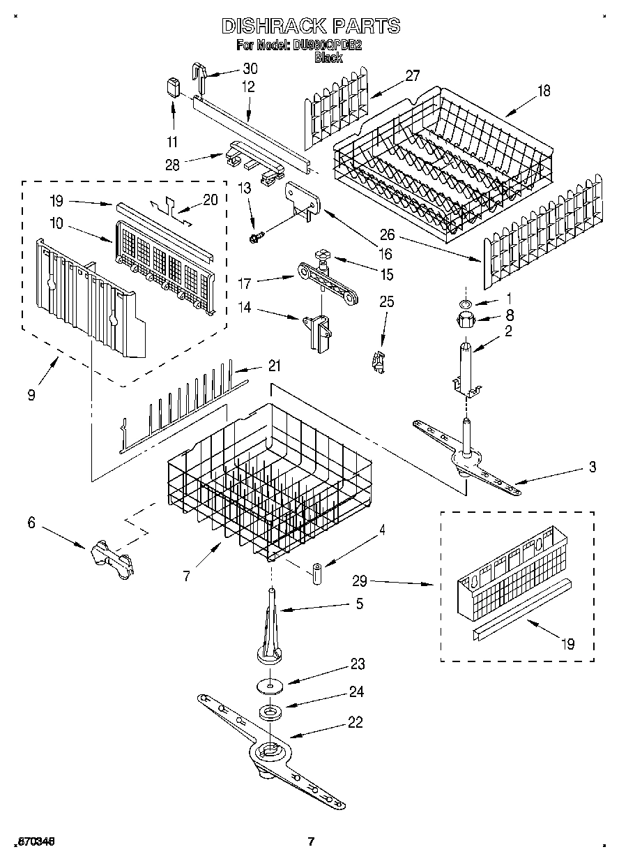 05 - DISHRACK, LIT/OPTIONAL