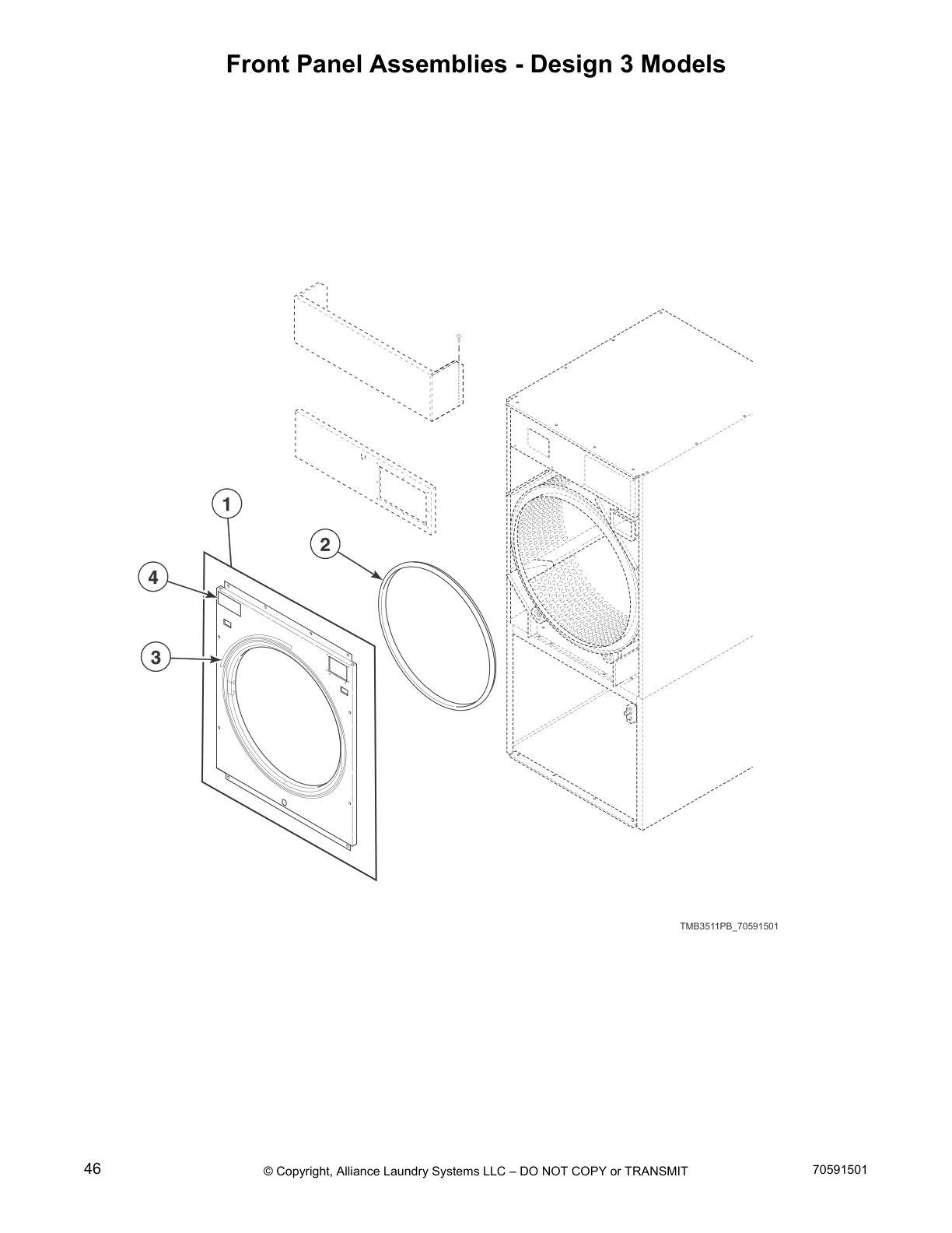 Front Panel Assemblies - Design 3 Models