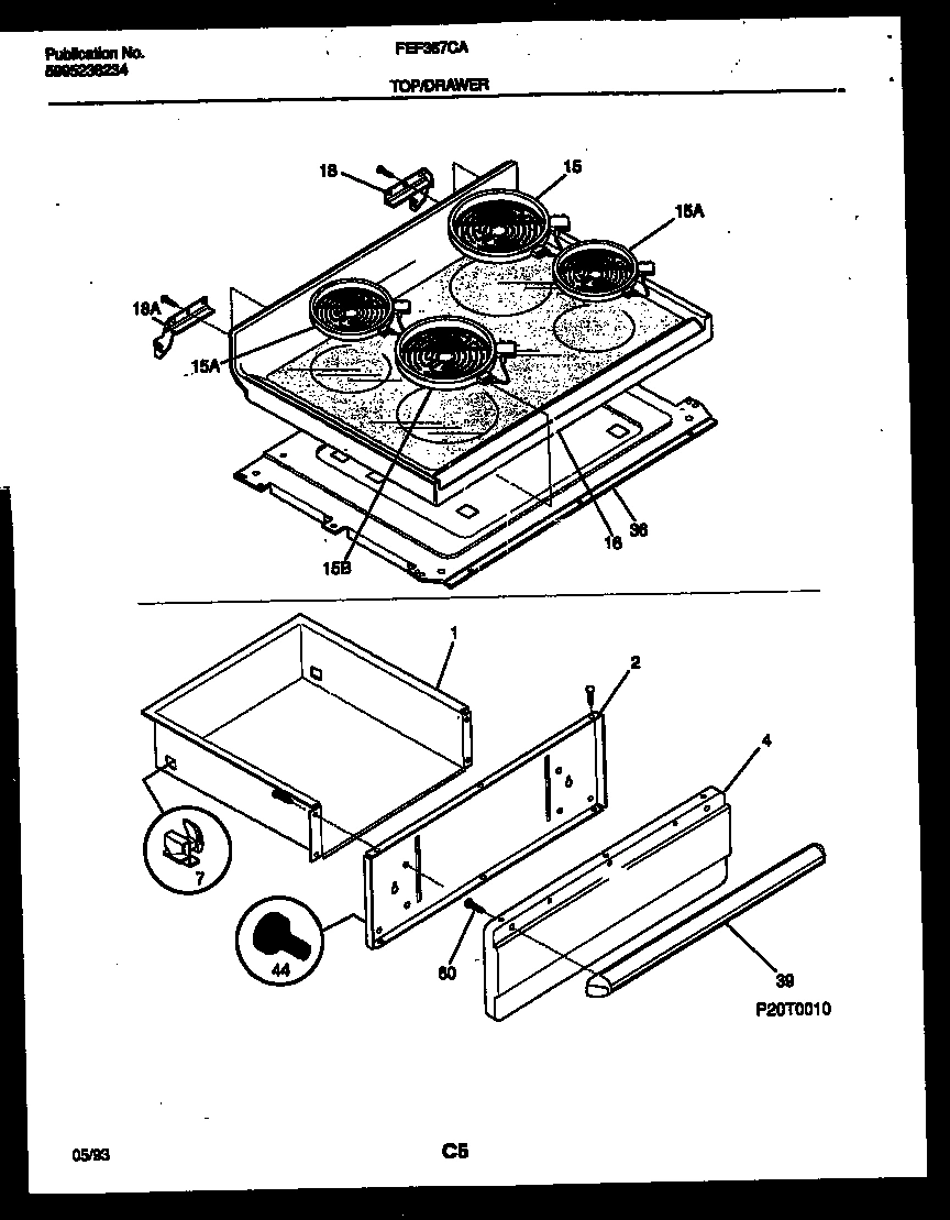 04 - COOKTOP AND DRAWER PARTS