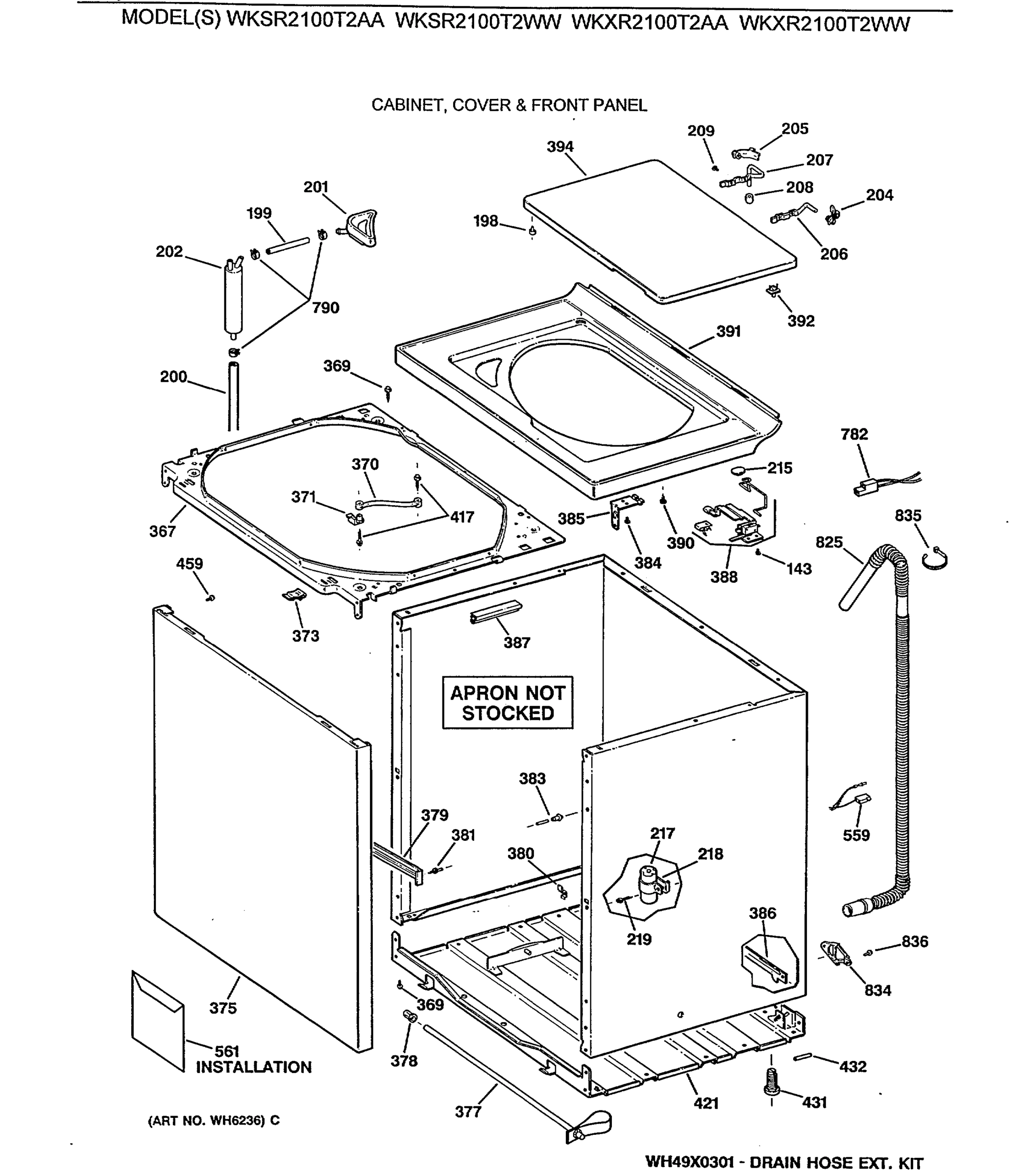 CABINET, COVER & FRONT PANEL