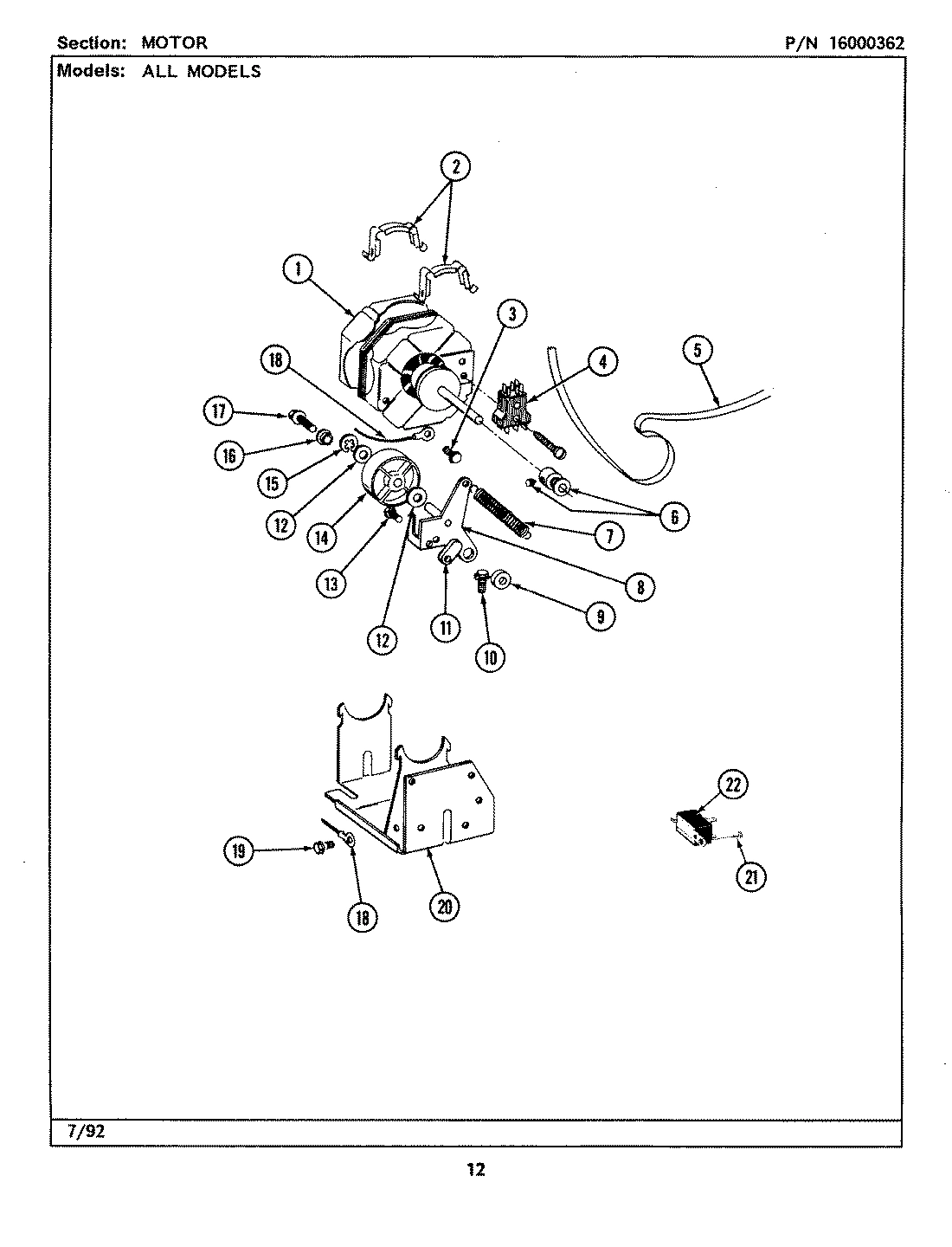 13 - MOTOR (LSE7800ACE,ADE,AEE)