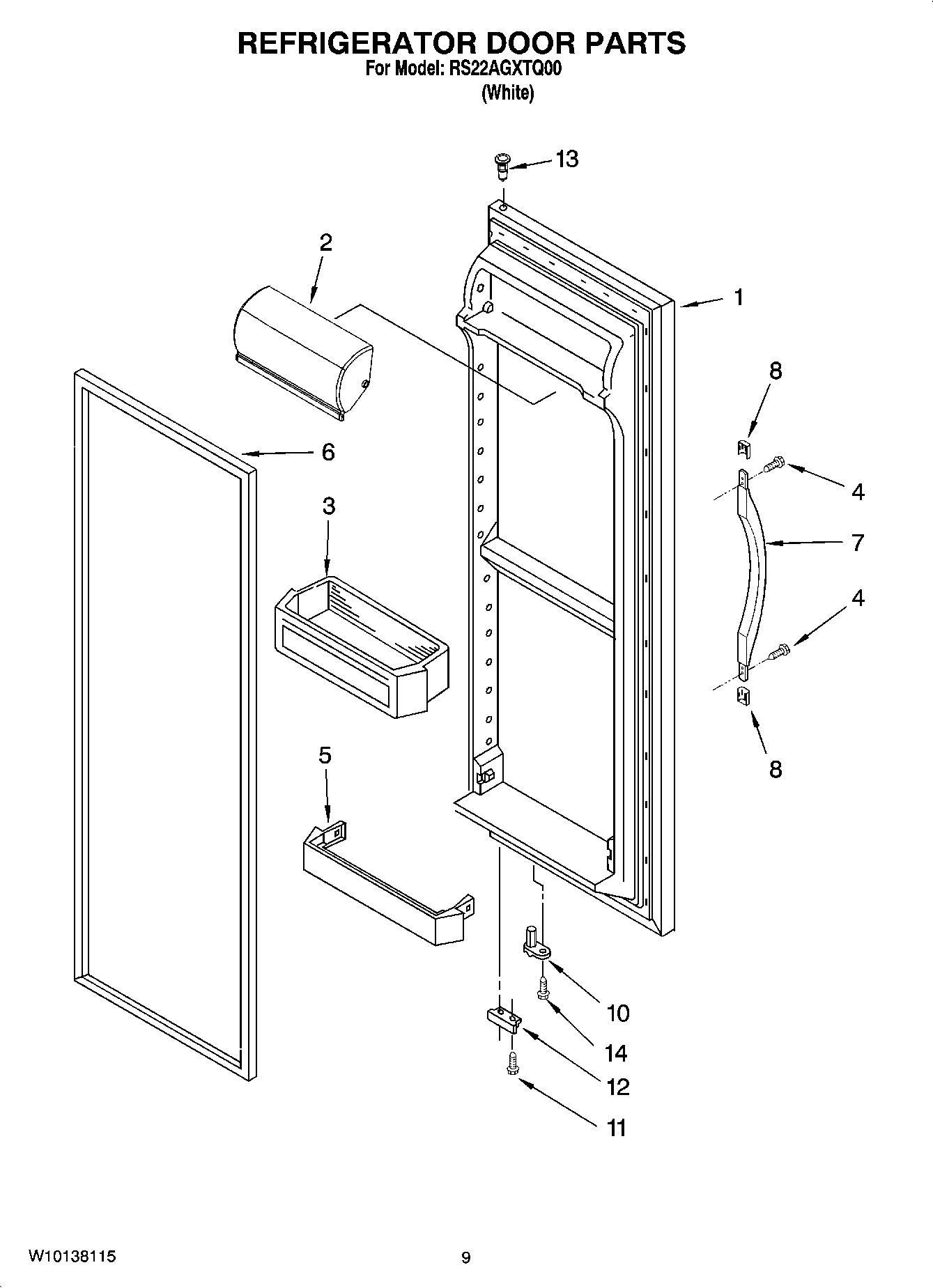 06 - REFRIGERATOR DOOR PARTS