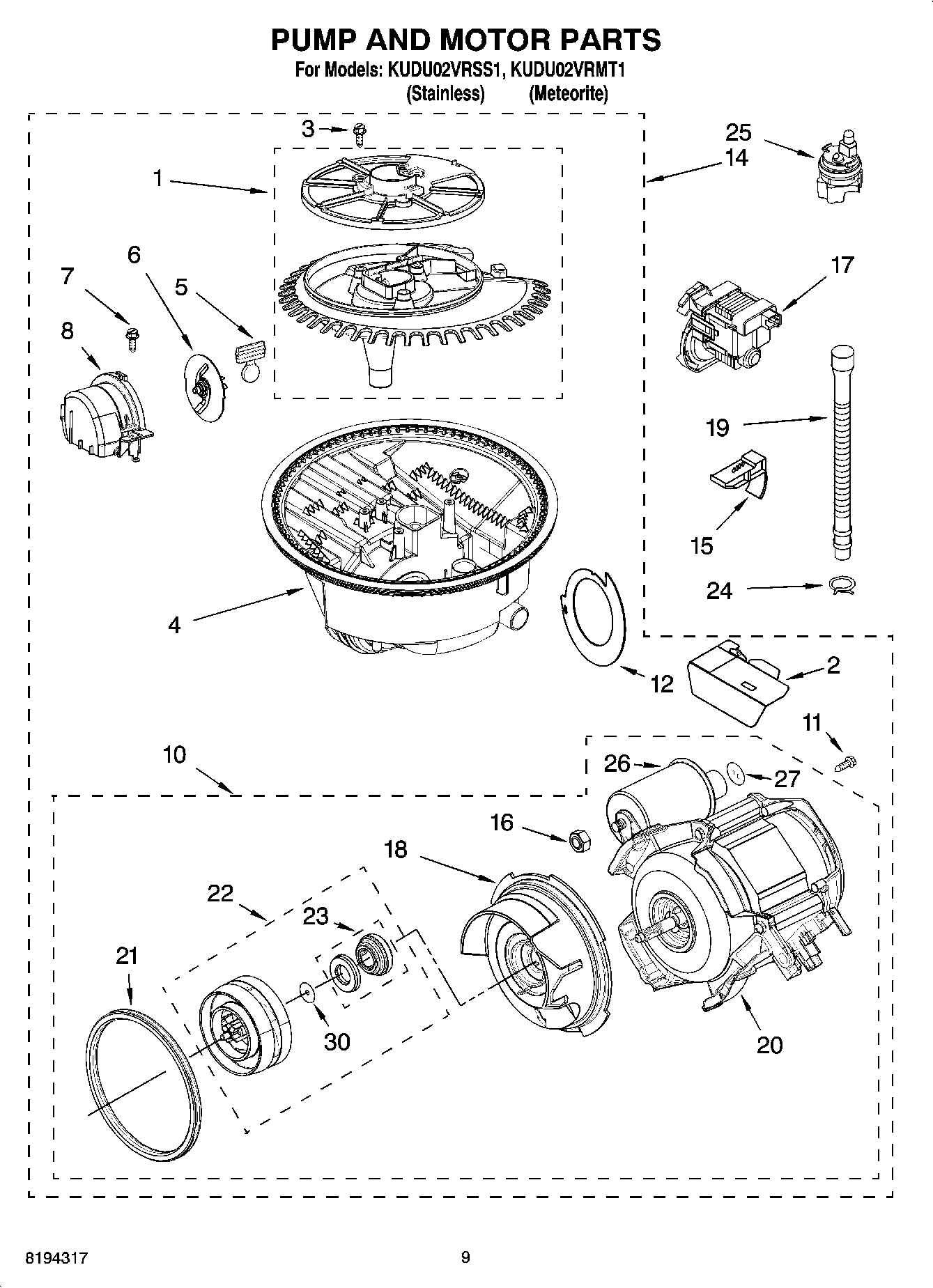 08 - PUMP AND MOTOR PARTS