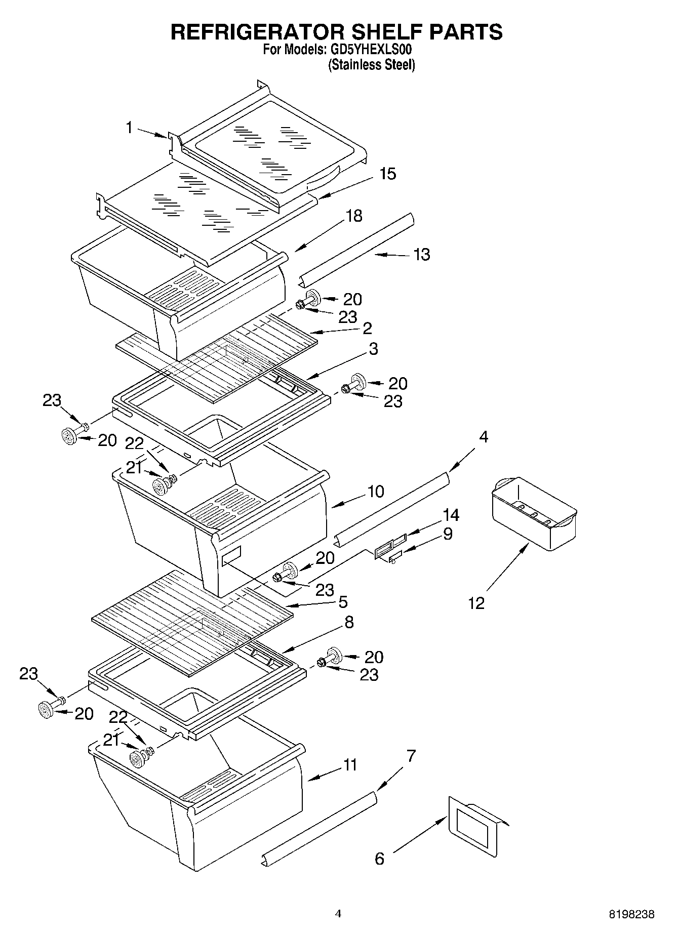 03 - REFRIGERATOR SHELF