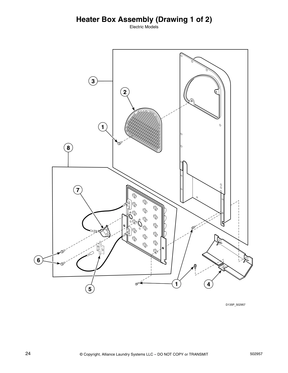 Heater Box Assembly (Drawing 1 of 2)