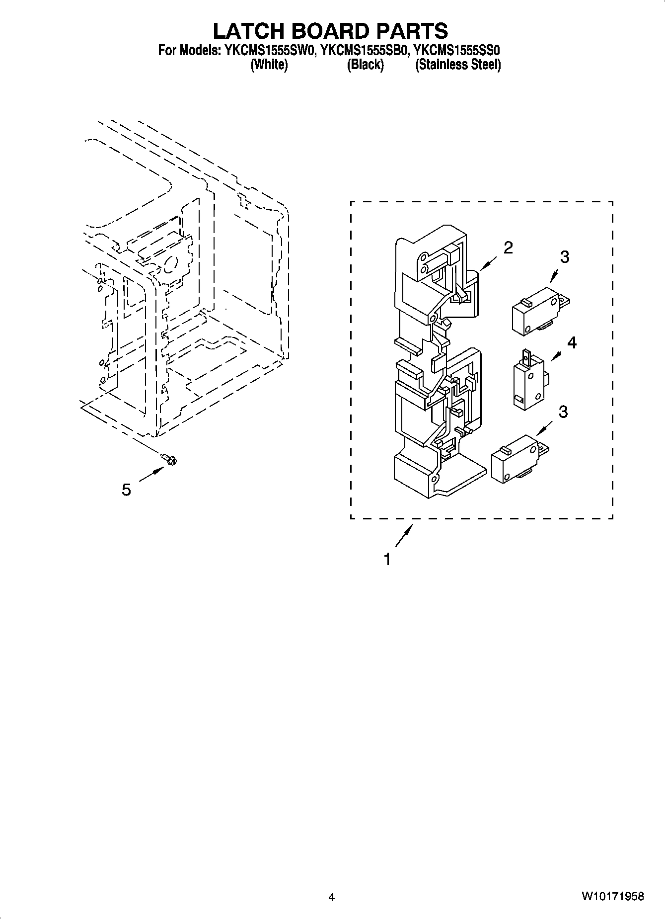 04 - LATCH BOARD PARTS