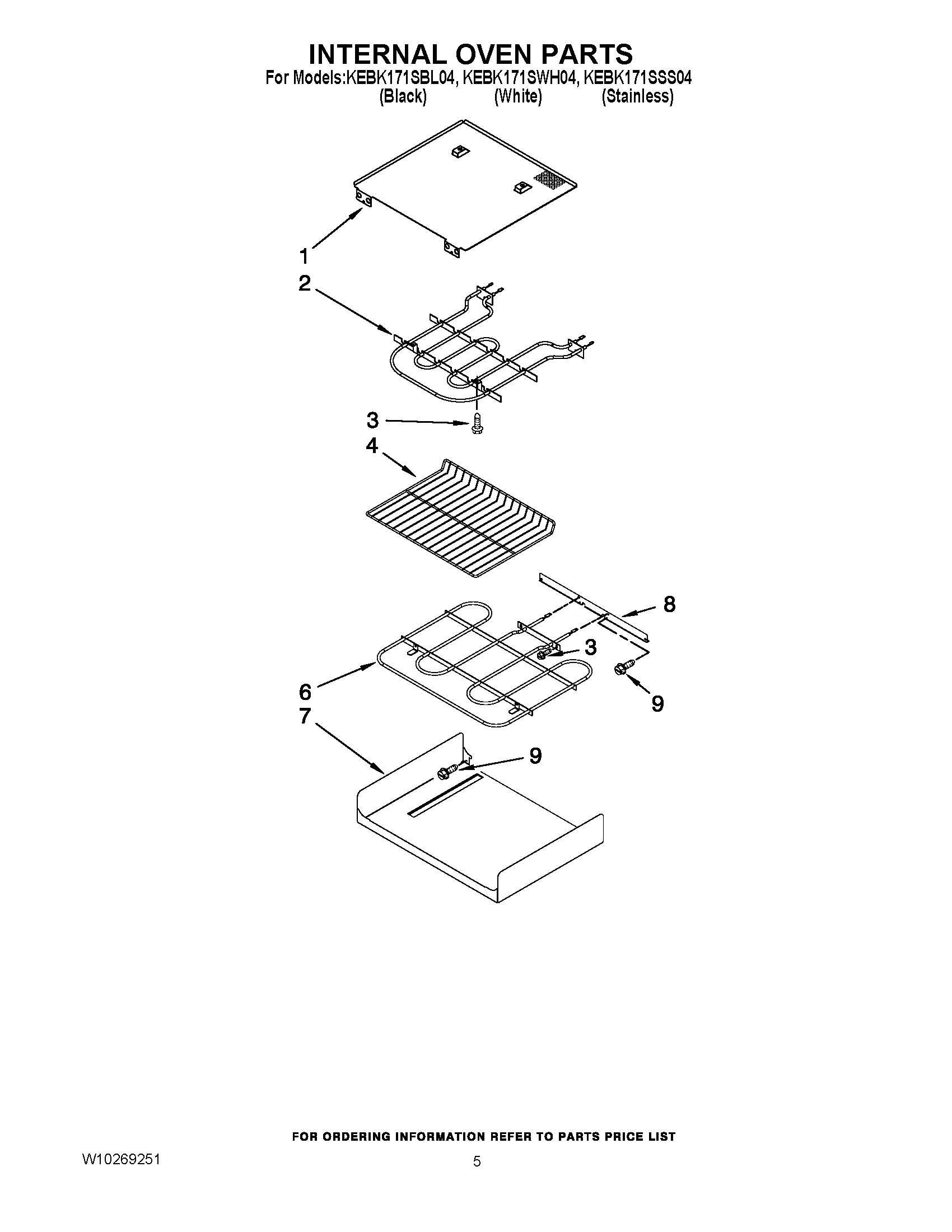 04 - INTERNAL OVEN PARTS
