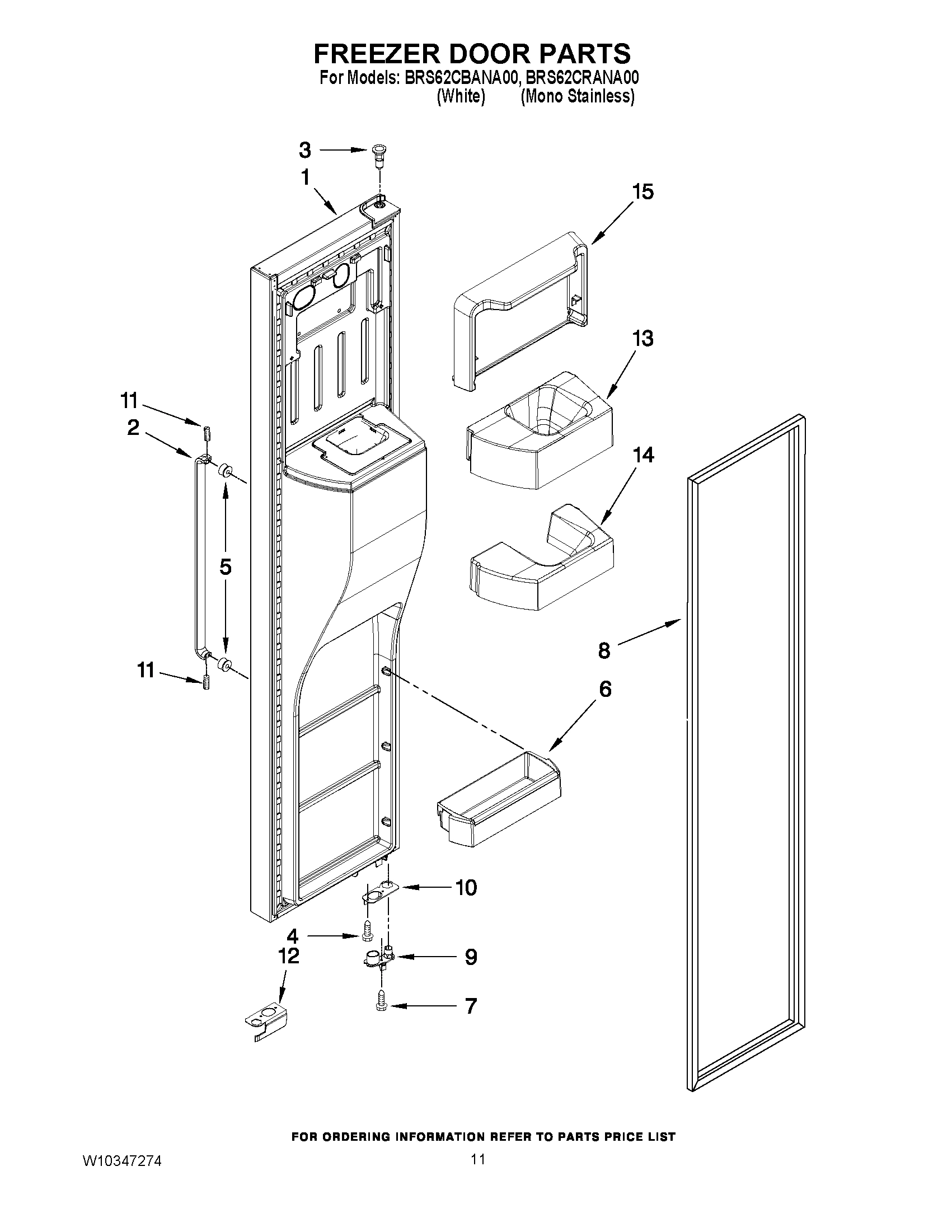 07 - FREEZER DOOR PARTS