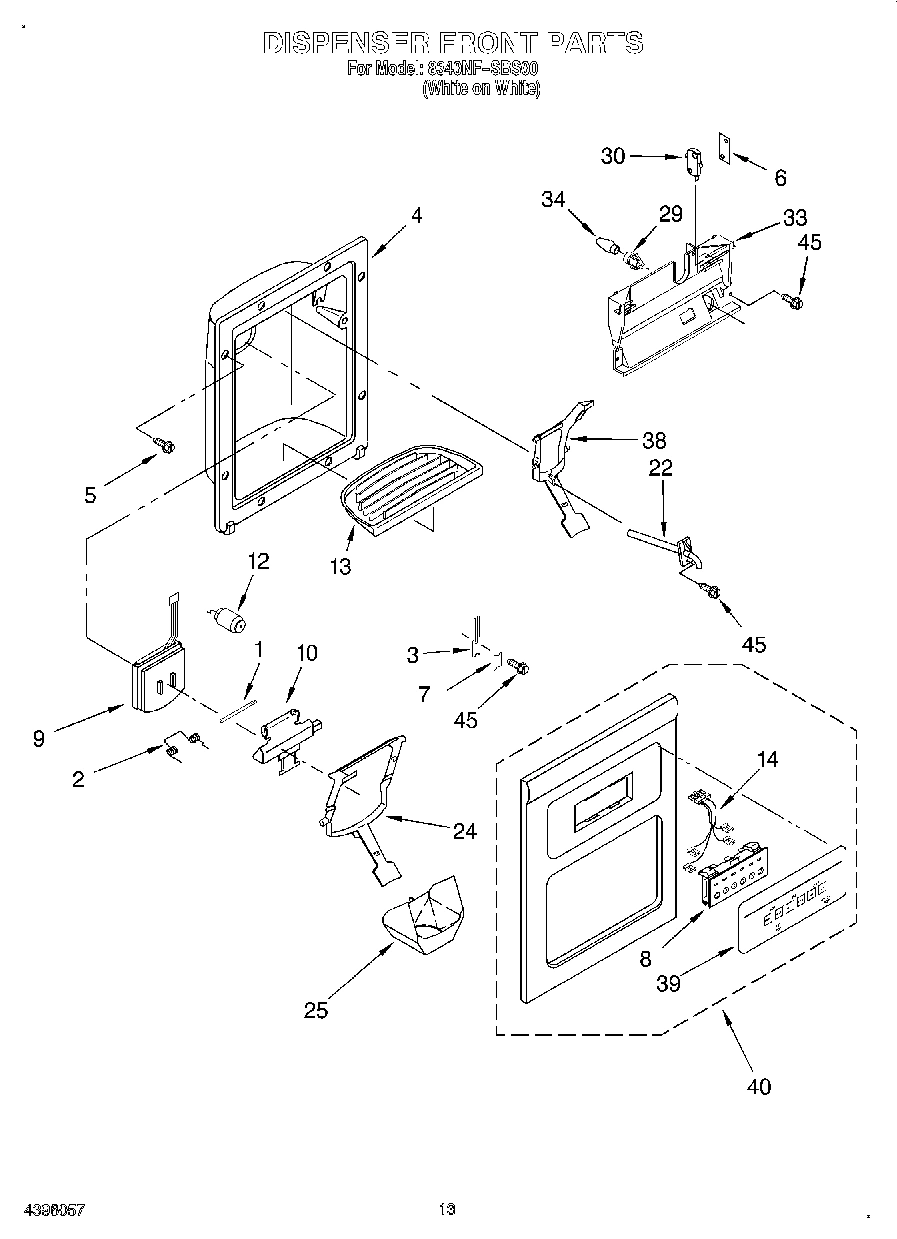 08 - DISPENSER FRONT