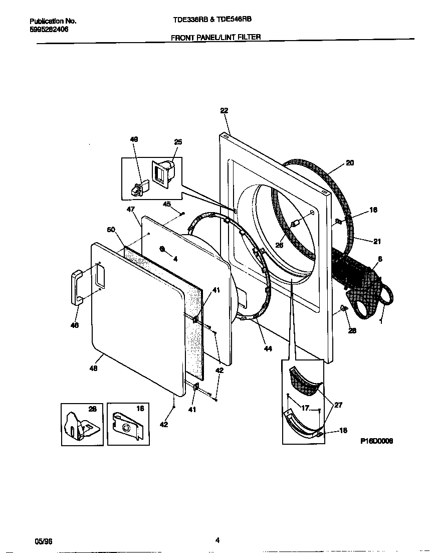 03 - FRONT PANEL/LINT FILTER