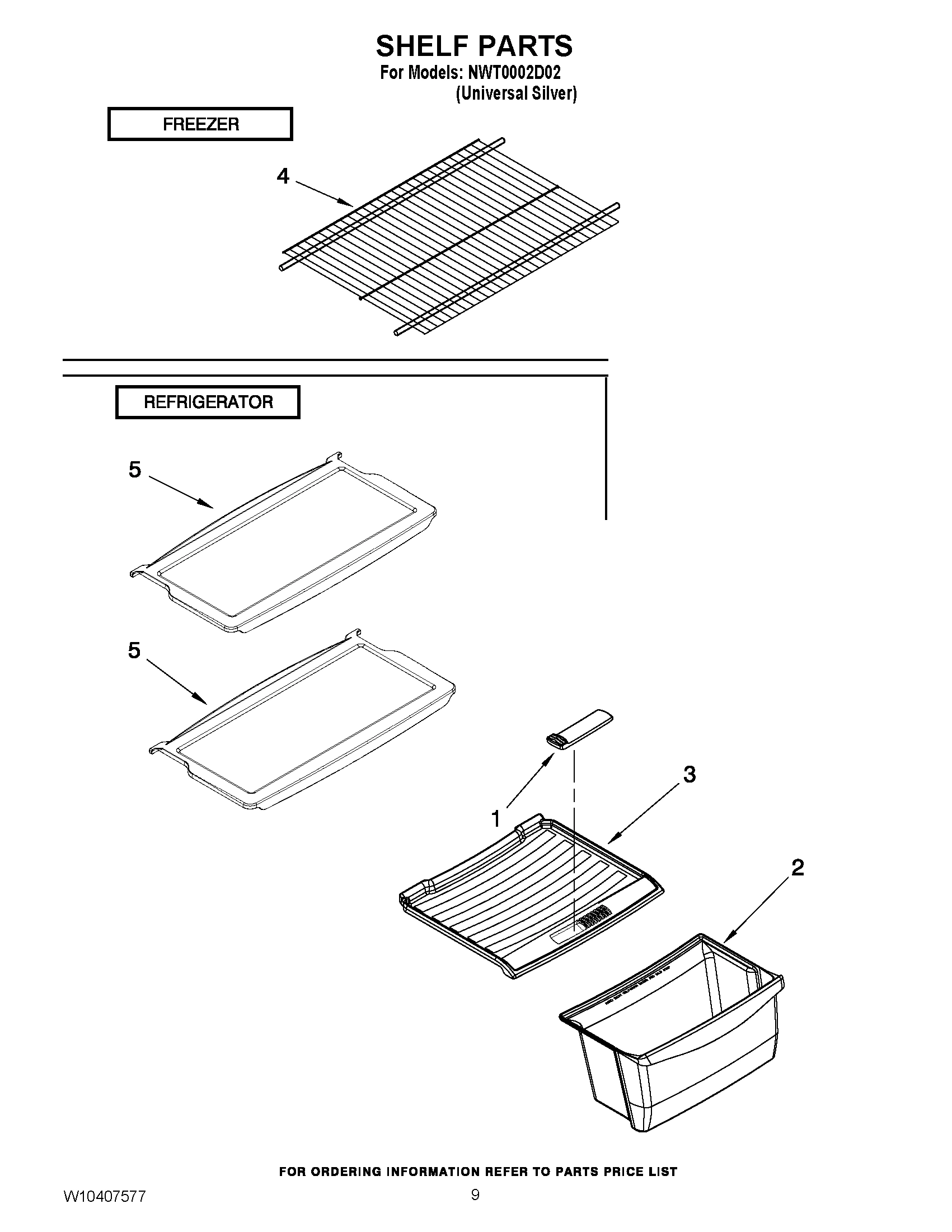 05 - SHELF PARTS