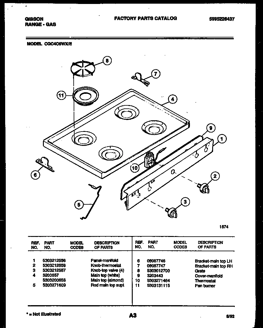 03 - COOKTOP PARTS