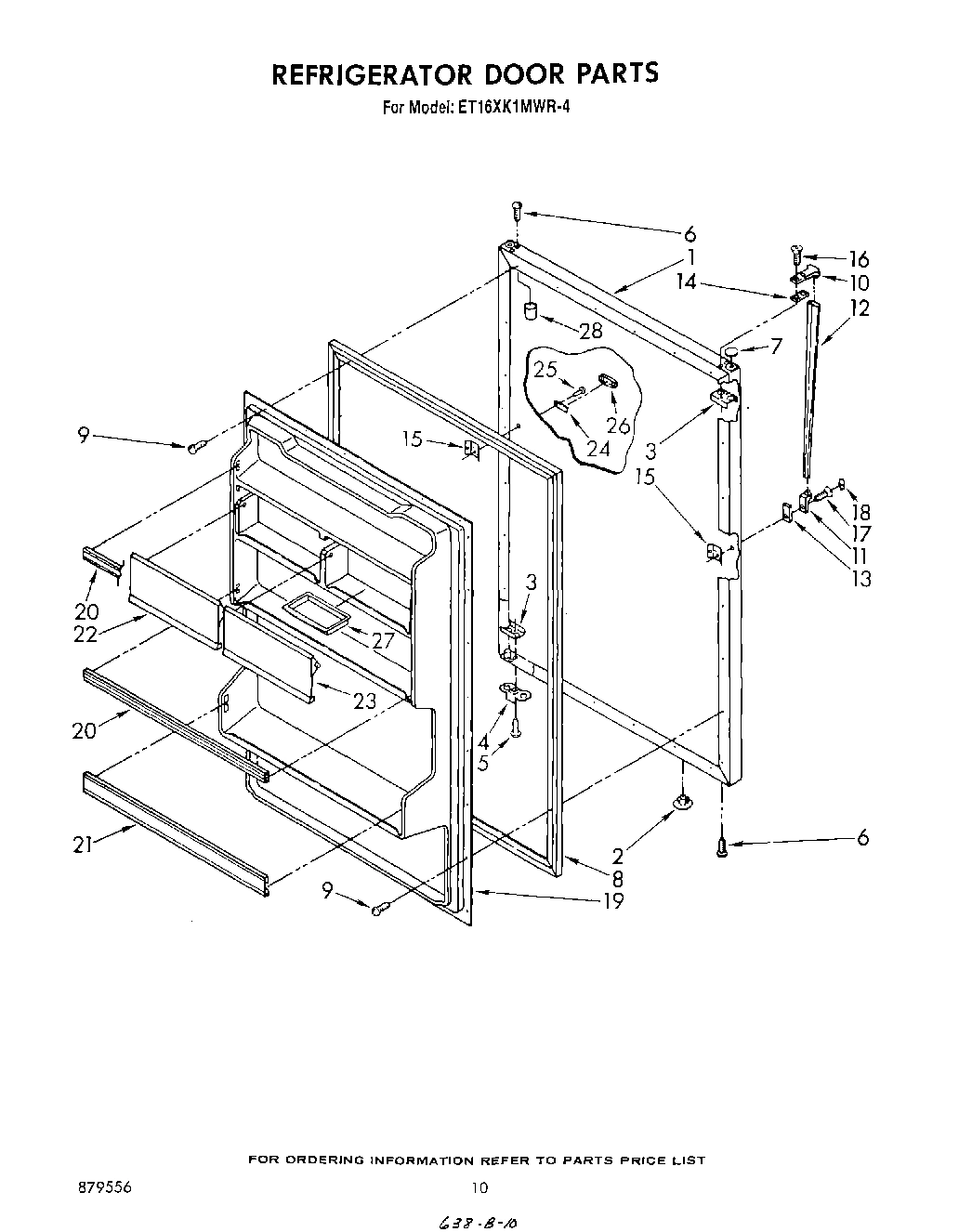 08 - REFRIGERATOR DOOR, NOT ILLUSTRATED